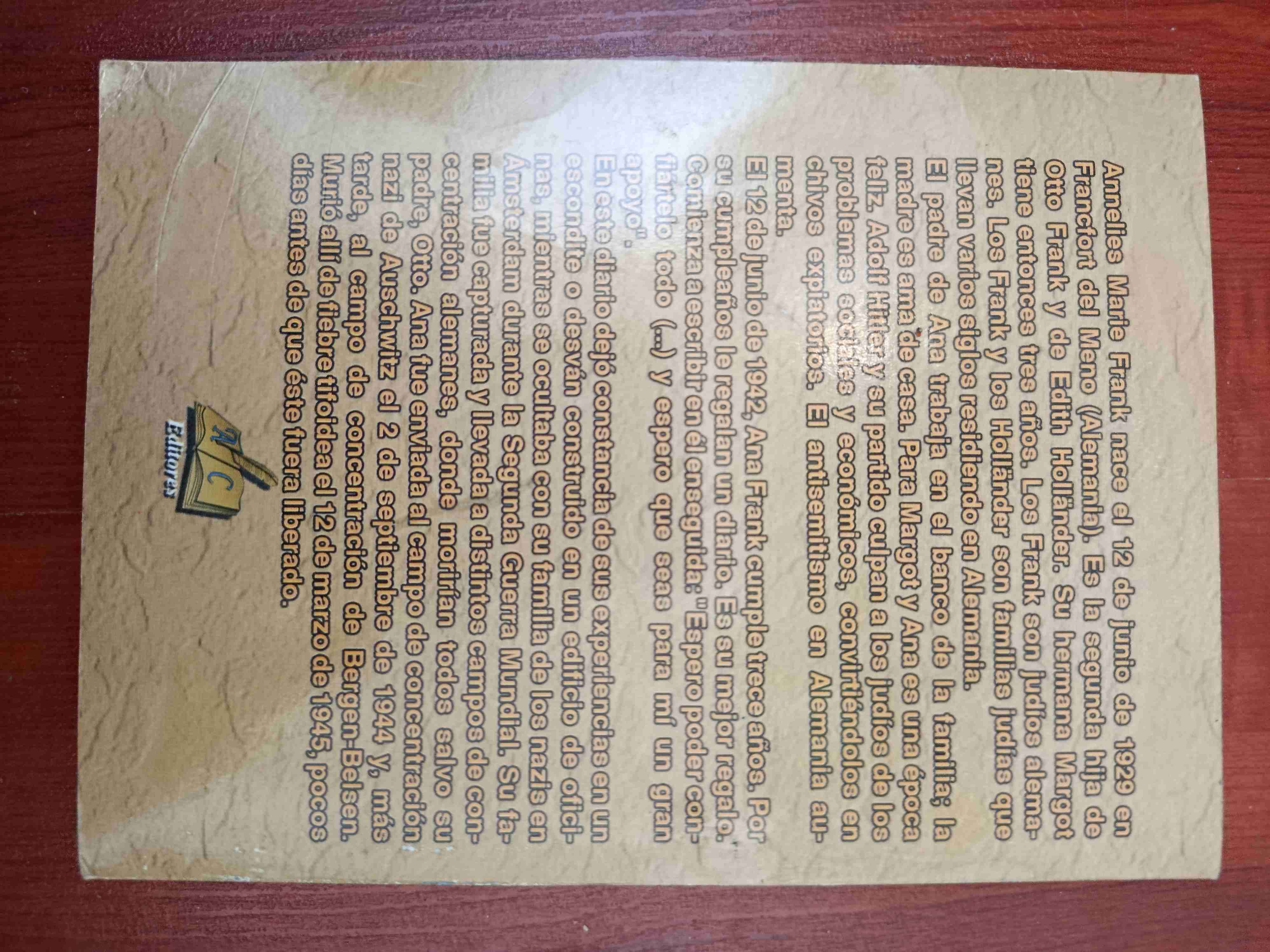 El Diario de Ana Frank - libro - miniatura 2