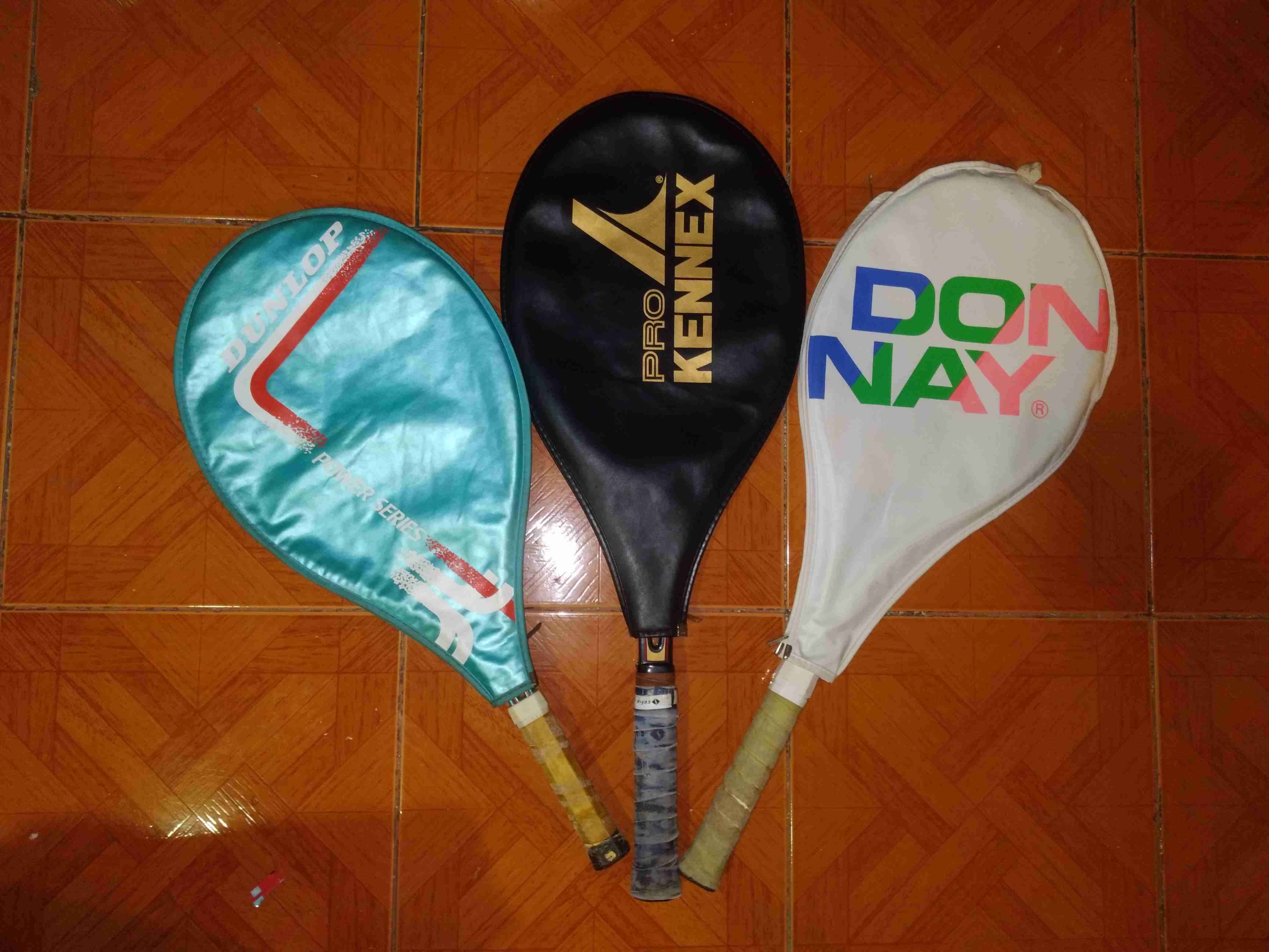 Paletas de tenis vintage