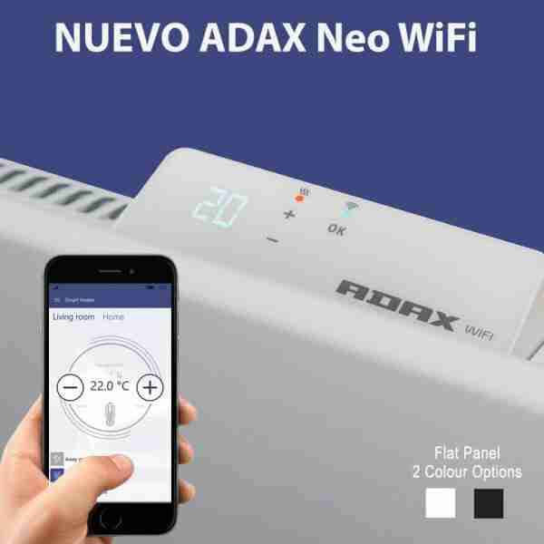 Calefactor ADAX Neo Wifi blanco - miniatura 2