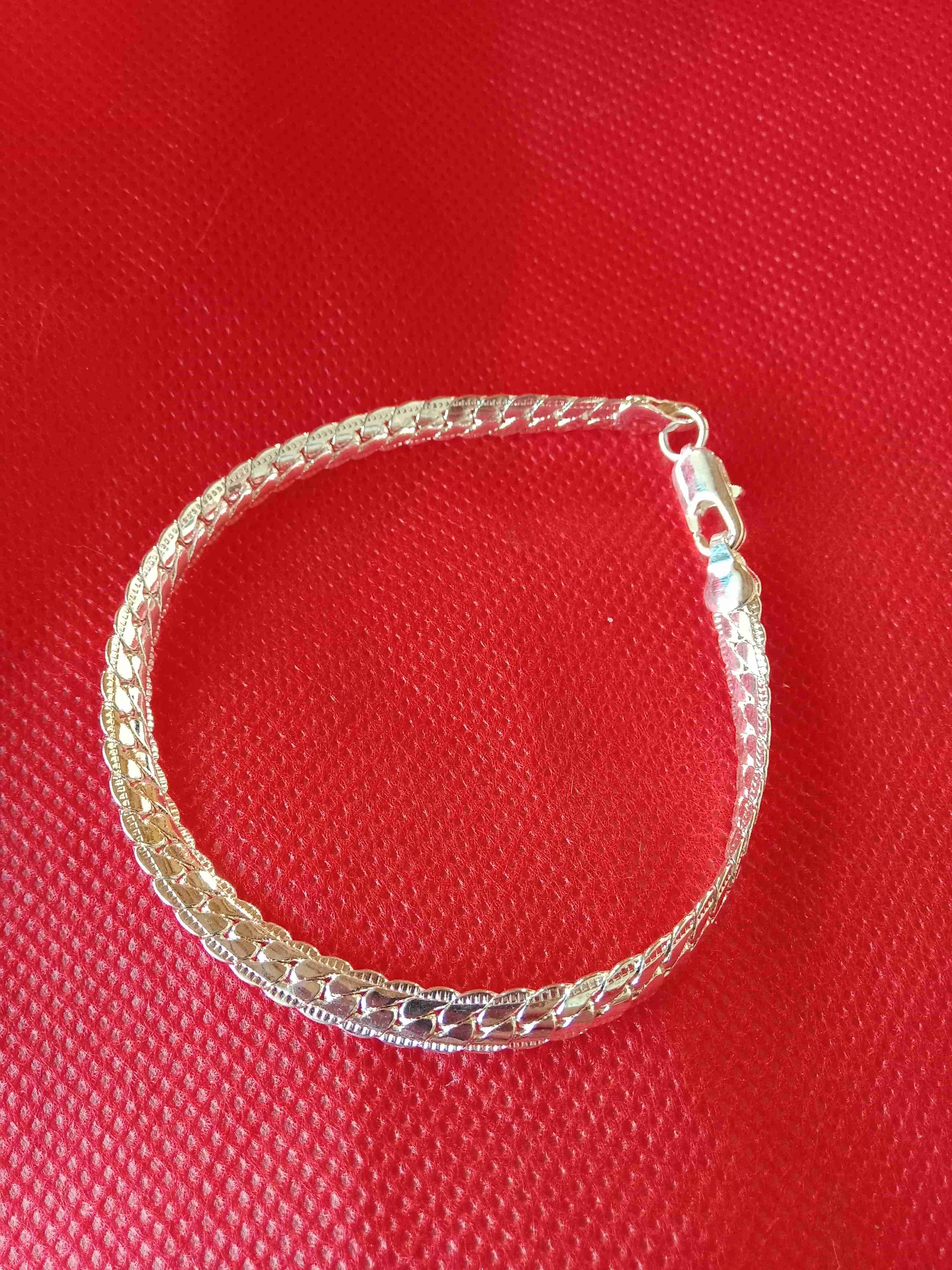 Pulsera de plata 925 trenzada
