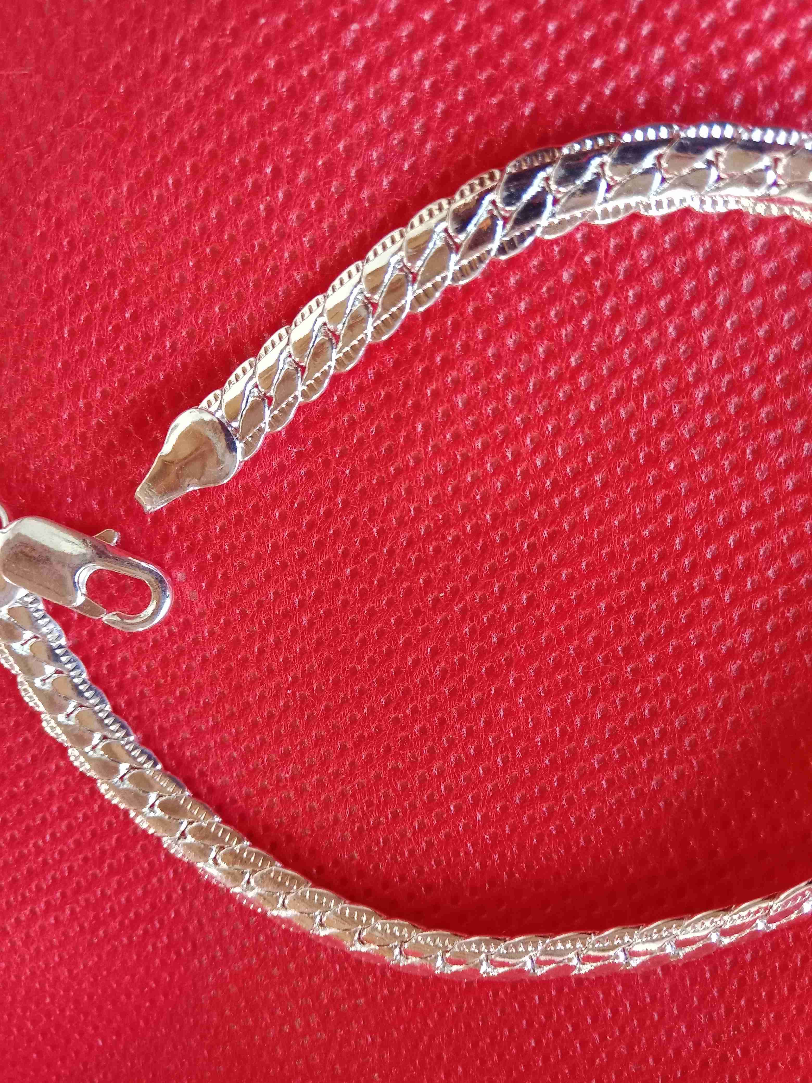 Pulsera de plata 925 trenzada - miniatura 2