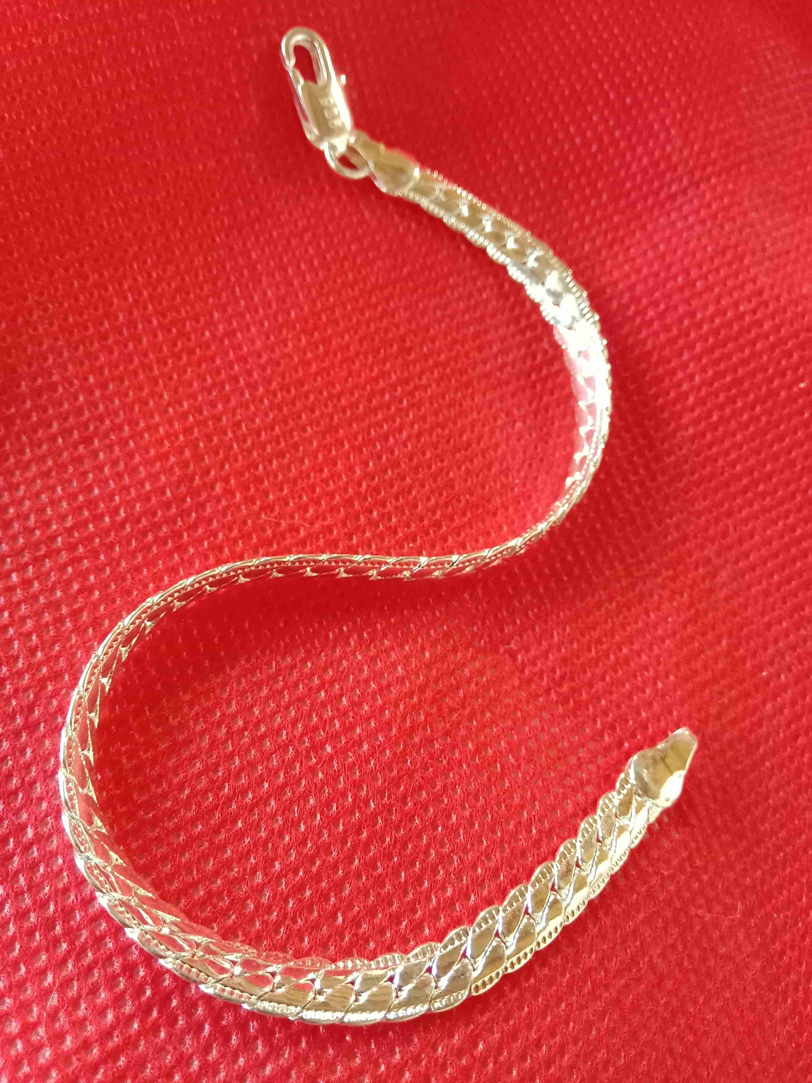 Pulsera de plata 925 trenzada - miniatura 3