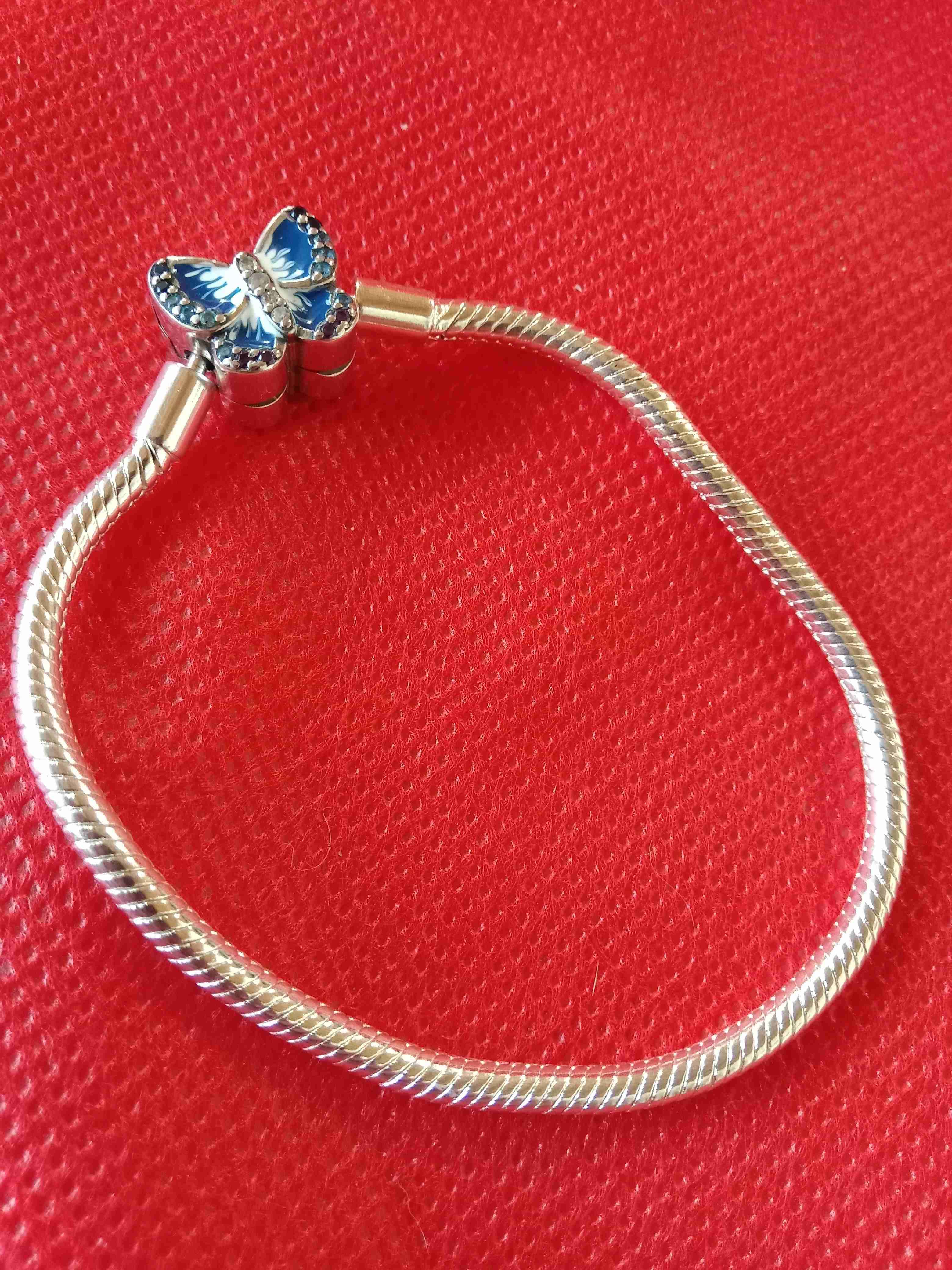 Pulsera de plata 925 con detalle de mariposa