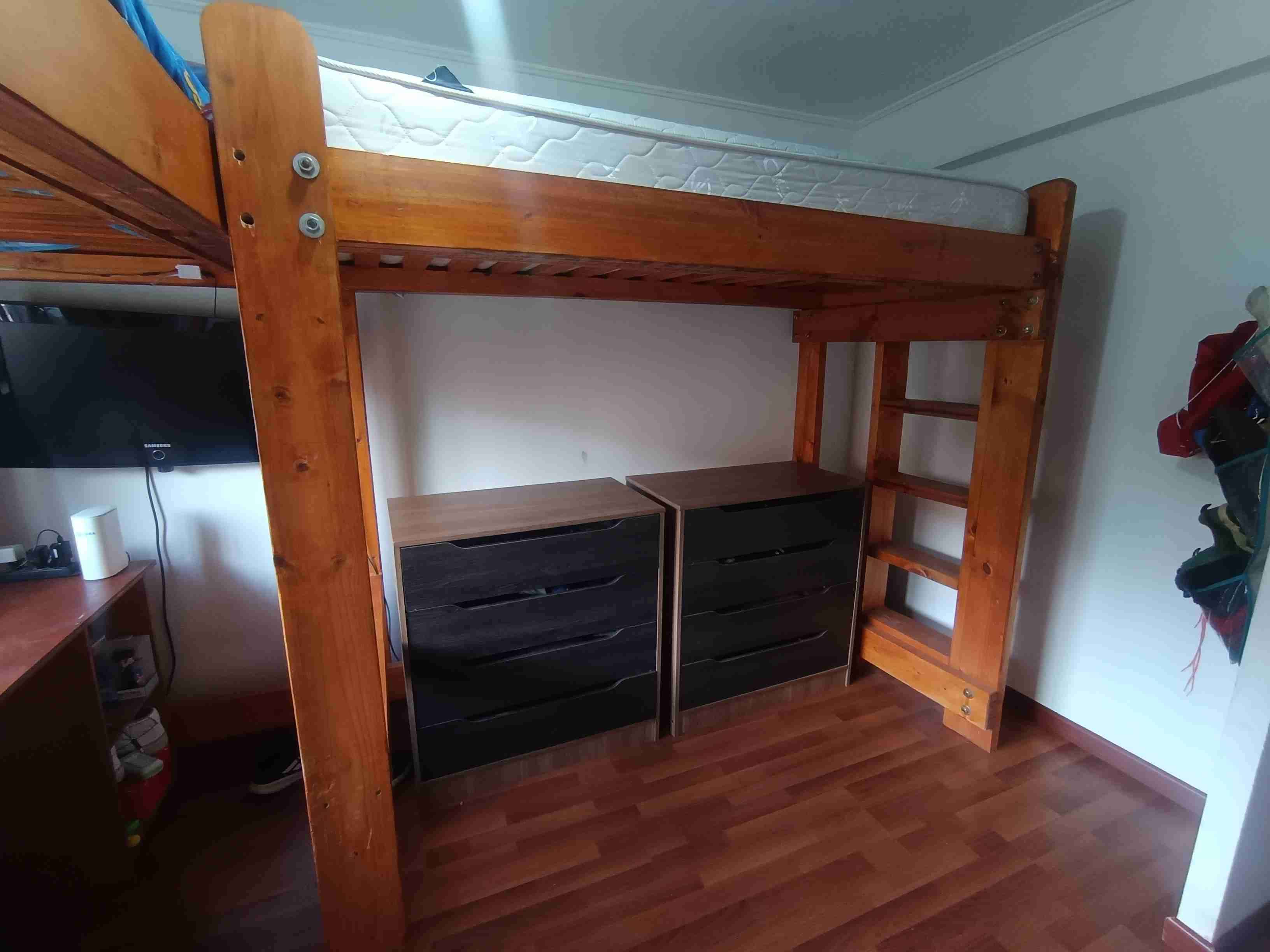 CAMAS EN ALTURA TIPO L - miniatura 2