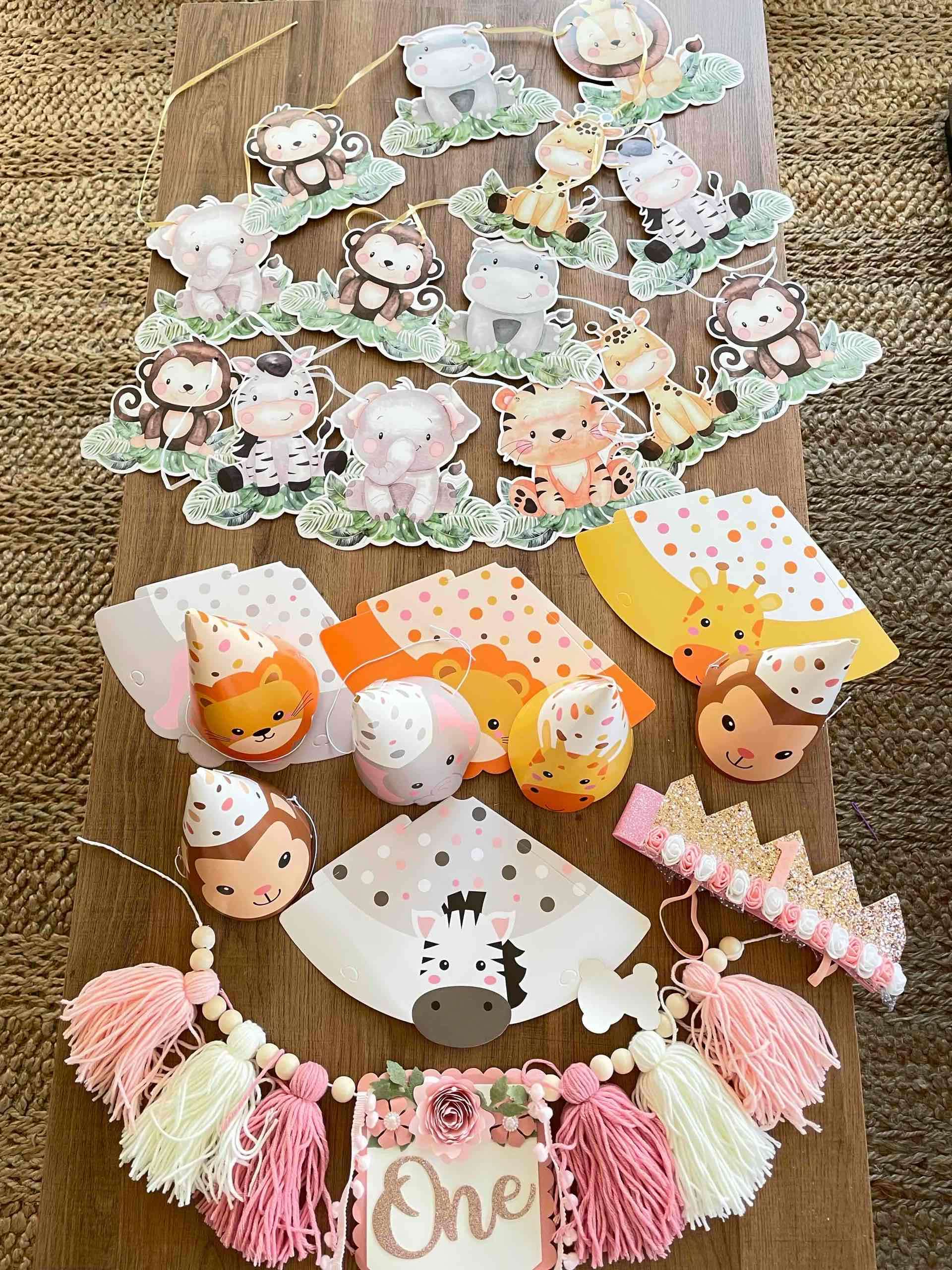 Set cumpleaños 1 niña - miniatura 4