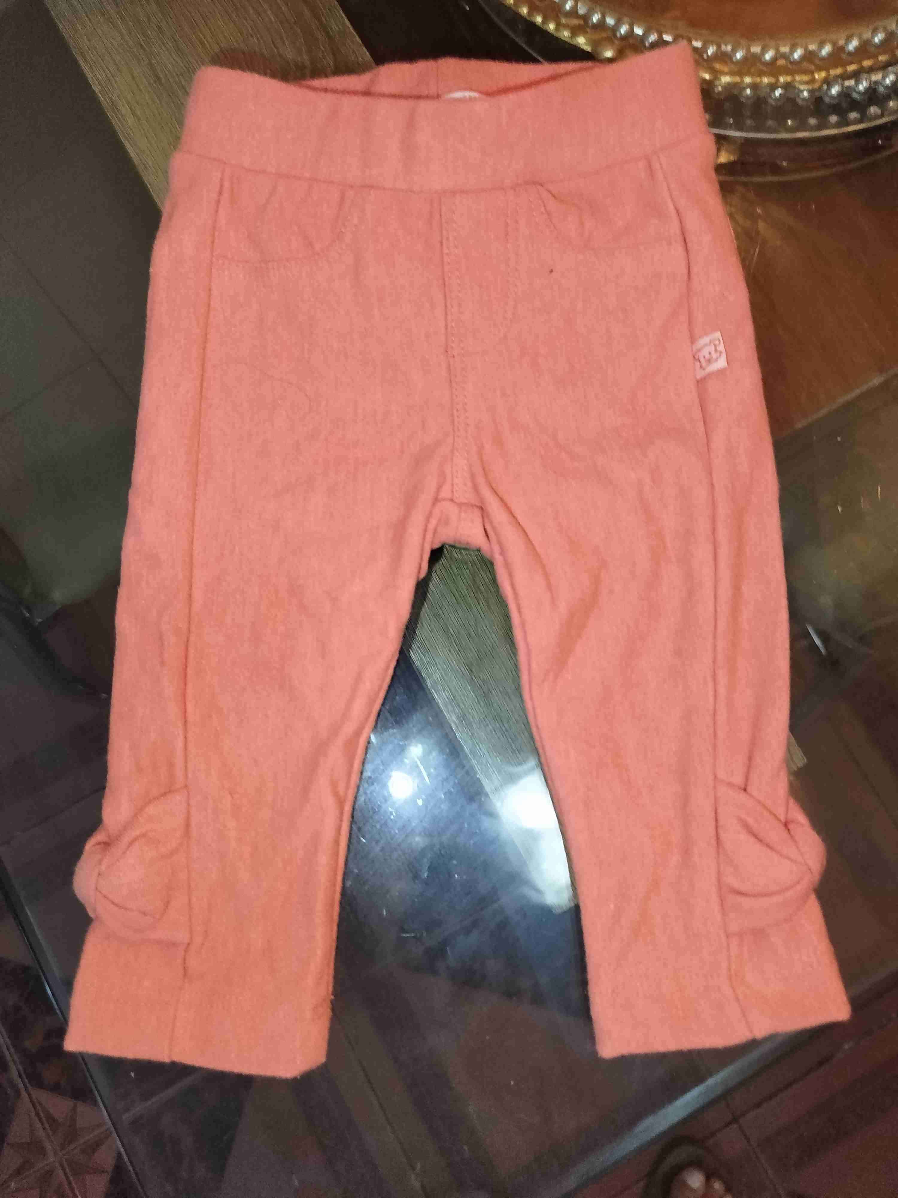 Pantalón bebé color salmón