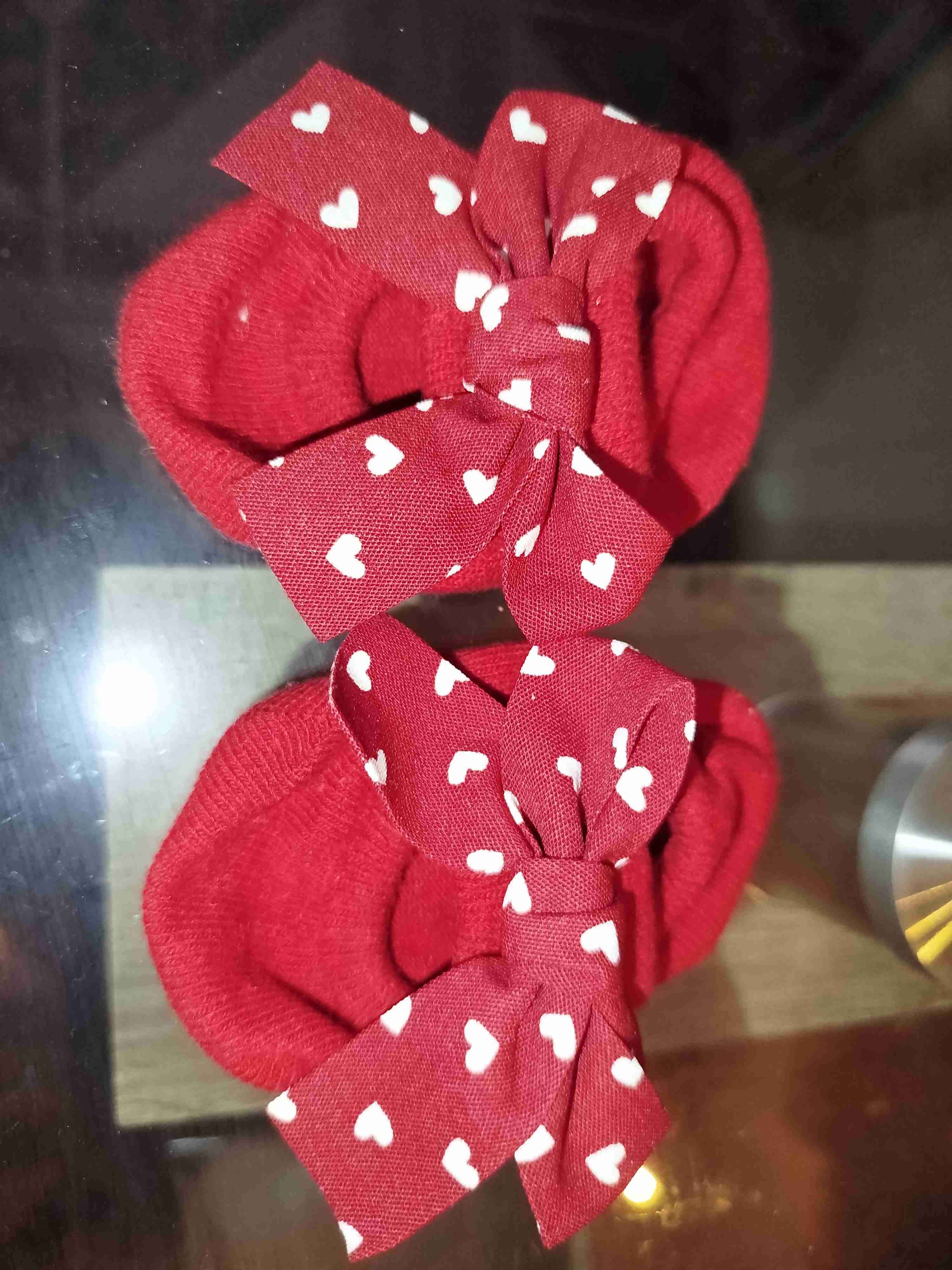 Calcetines de bebé rojos