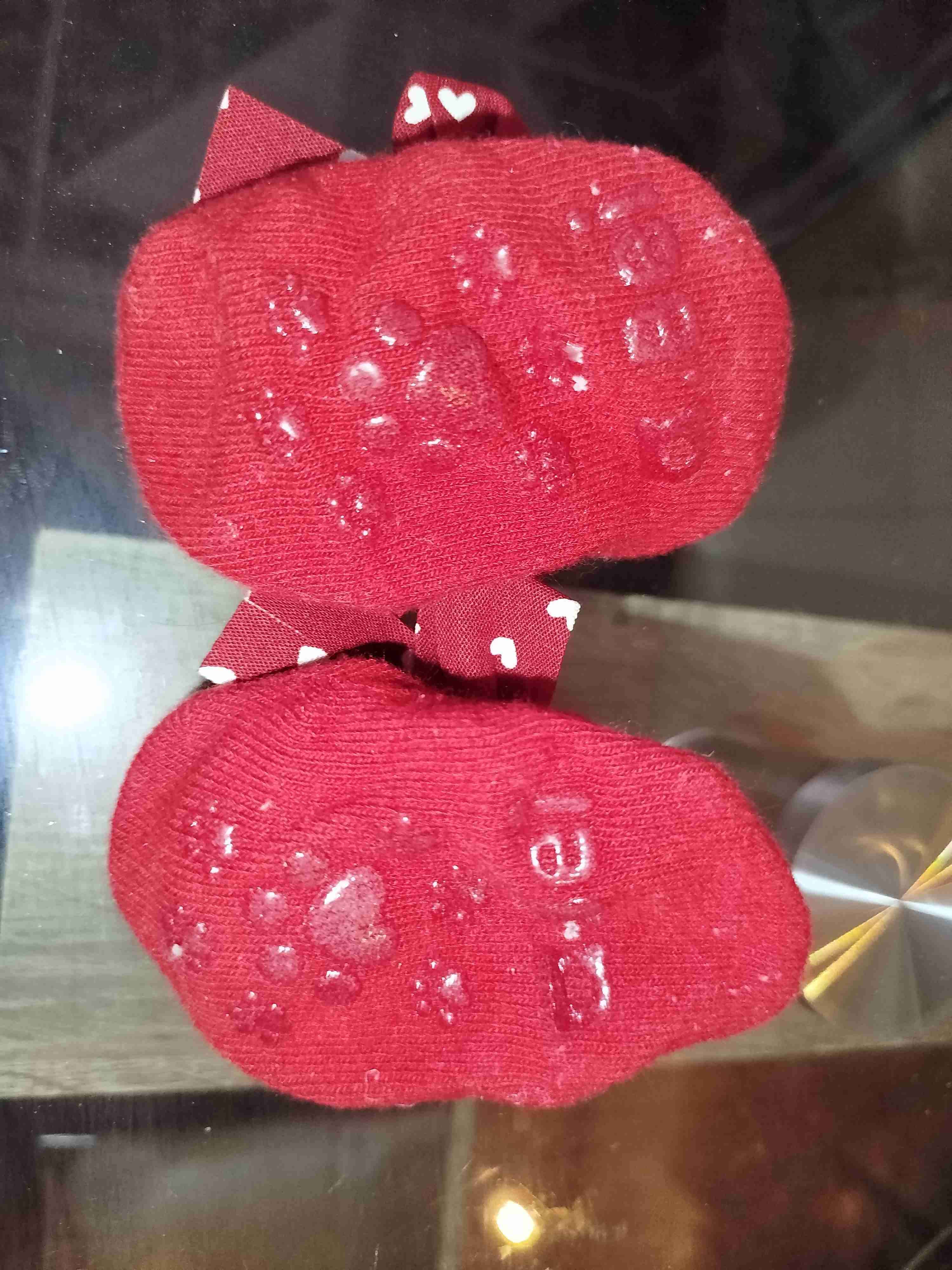 Calcetines de bebé rojos - miniatura 2