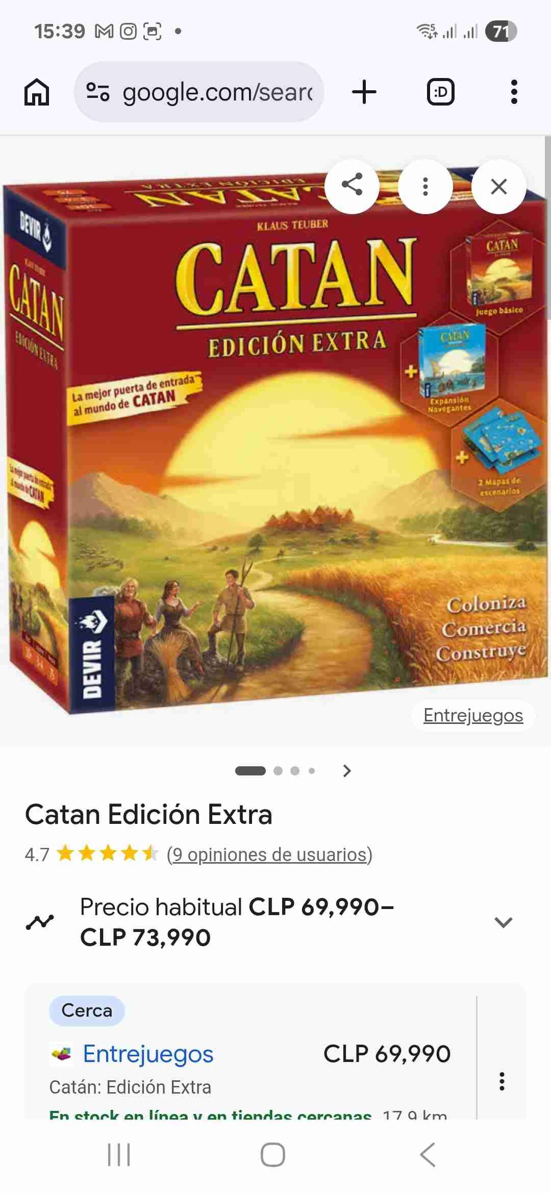 Juego de mesa Catan edición aniversario - miniatura 6