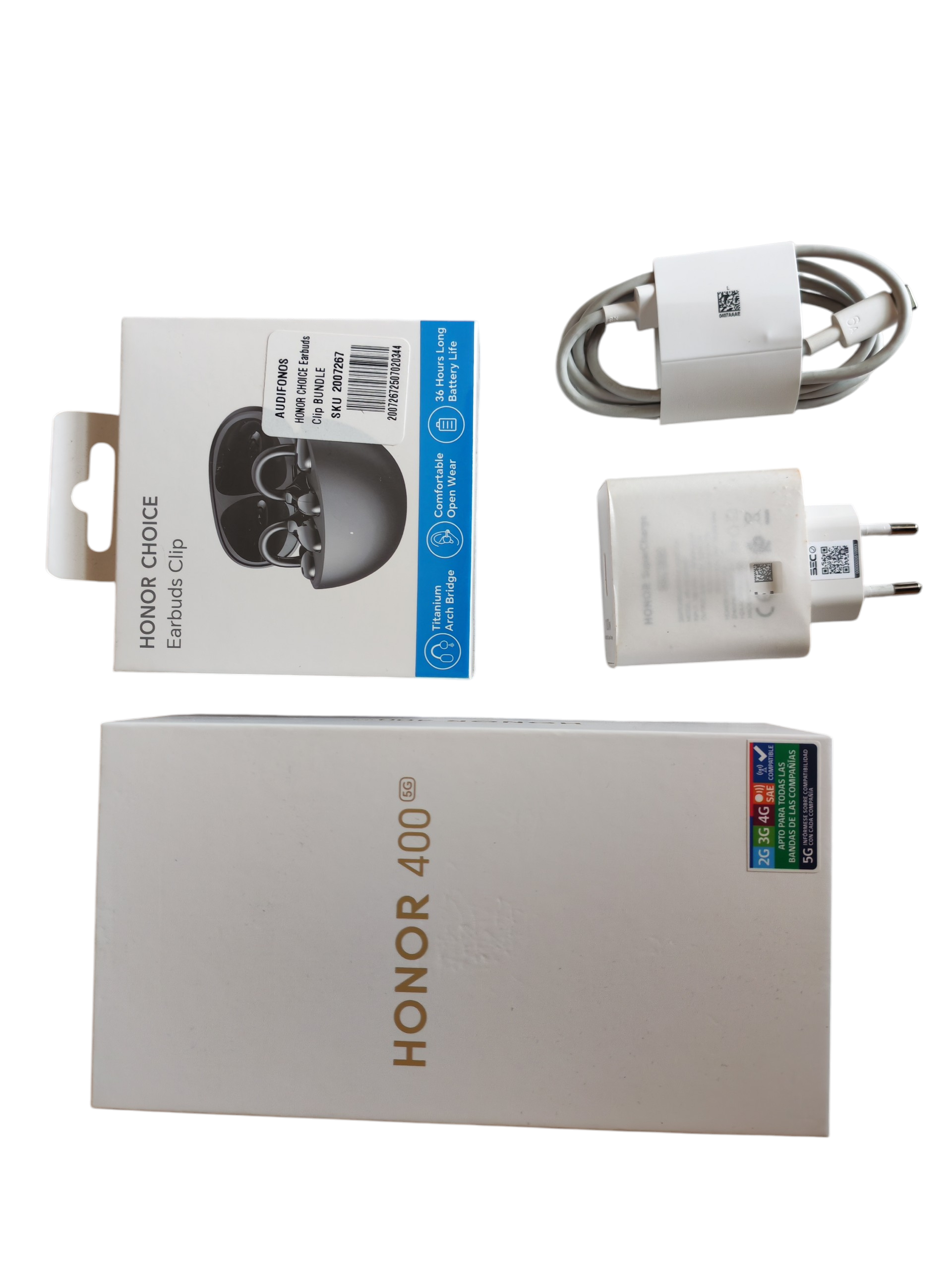 Honor 400 512Gb + audífonos honor negros sellados - miniatura 3