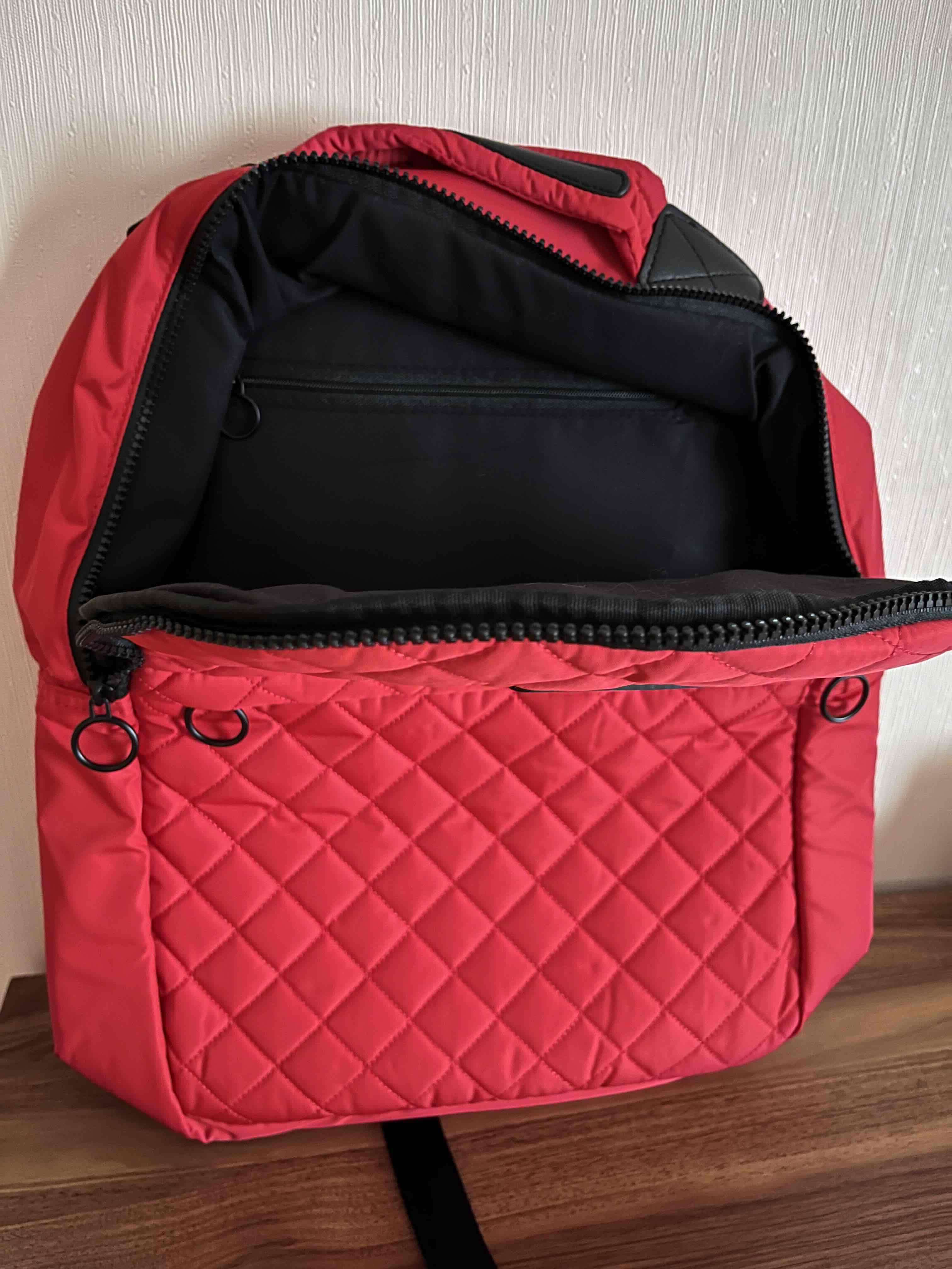 Mochila roja acolchada Ellesse modelo Bari - miniatura 3