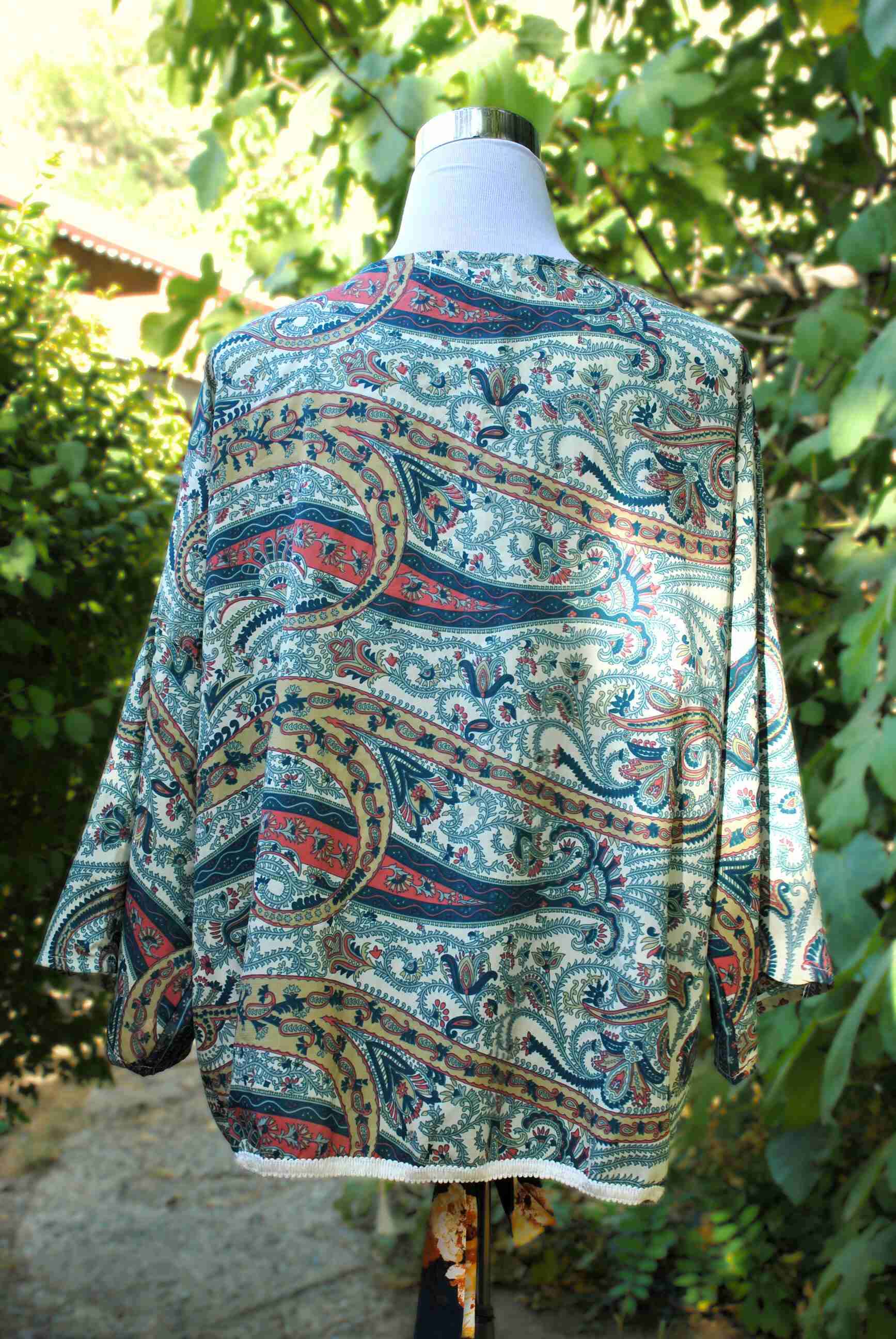 Kimono bohemio estampado - miniatura 4