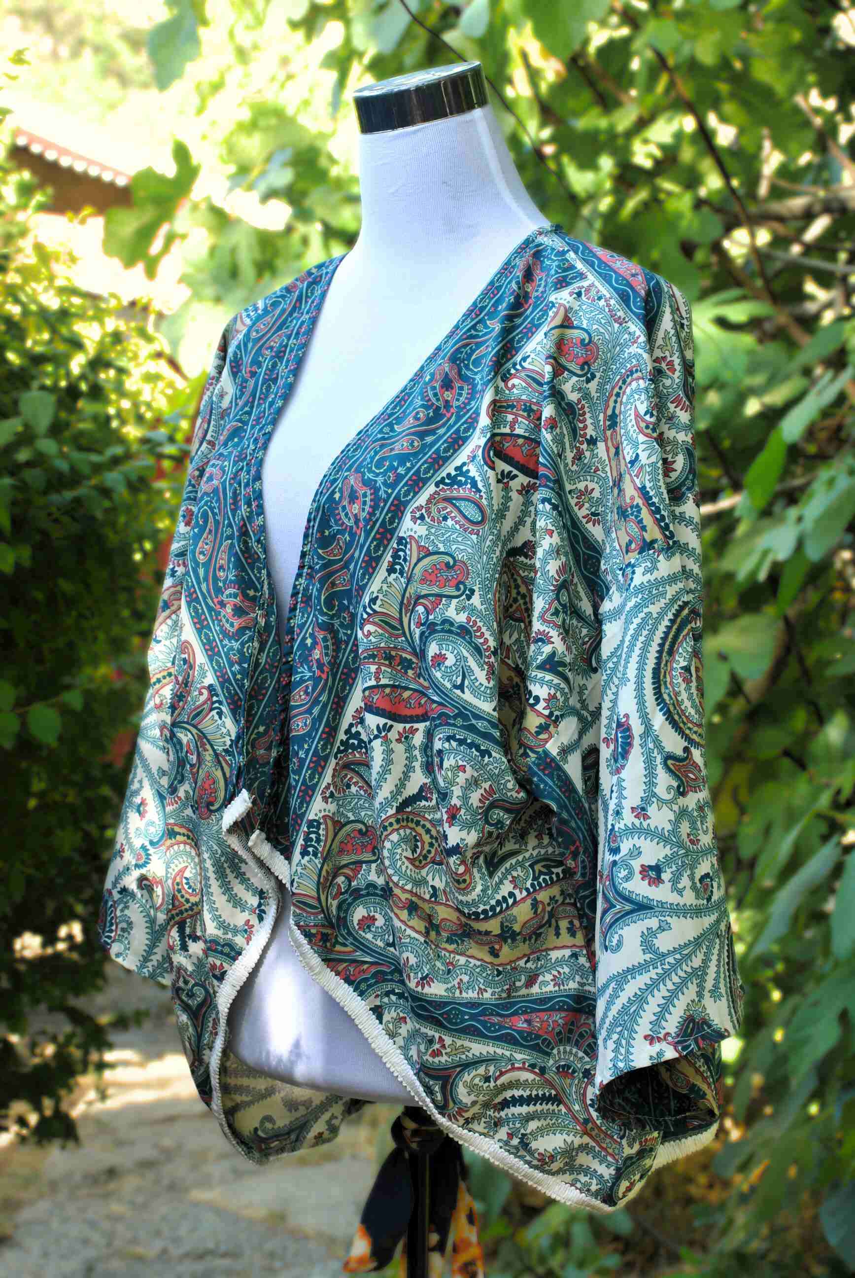 Kimono bohemio estampado - miniatura 5