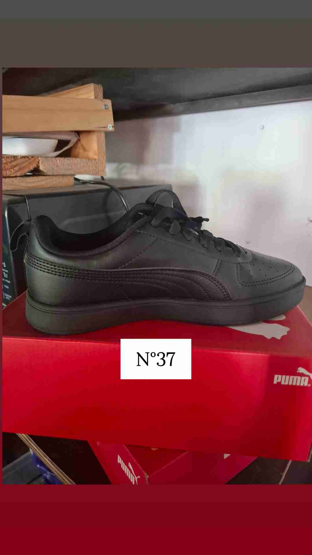 Zapatillas negras Puma número 37