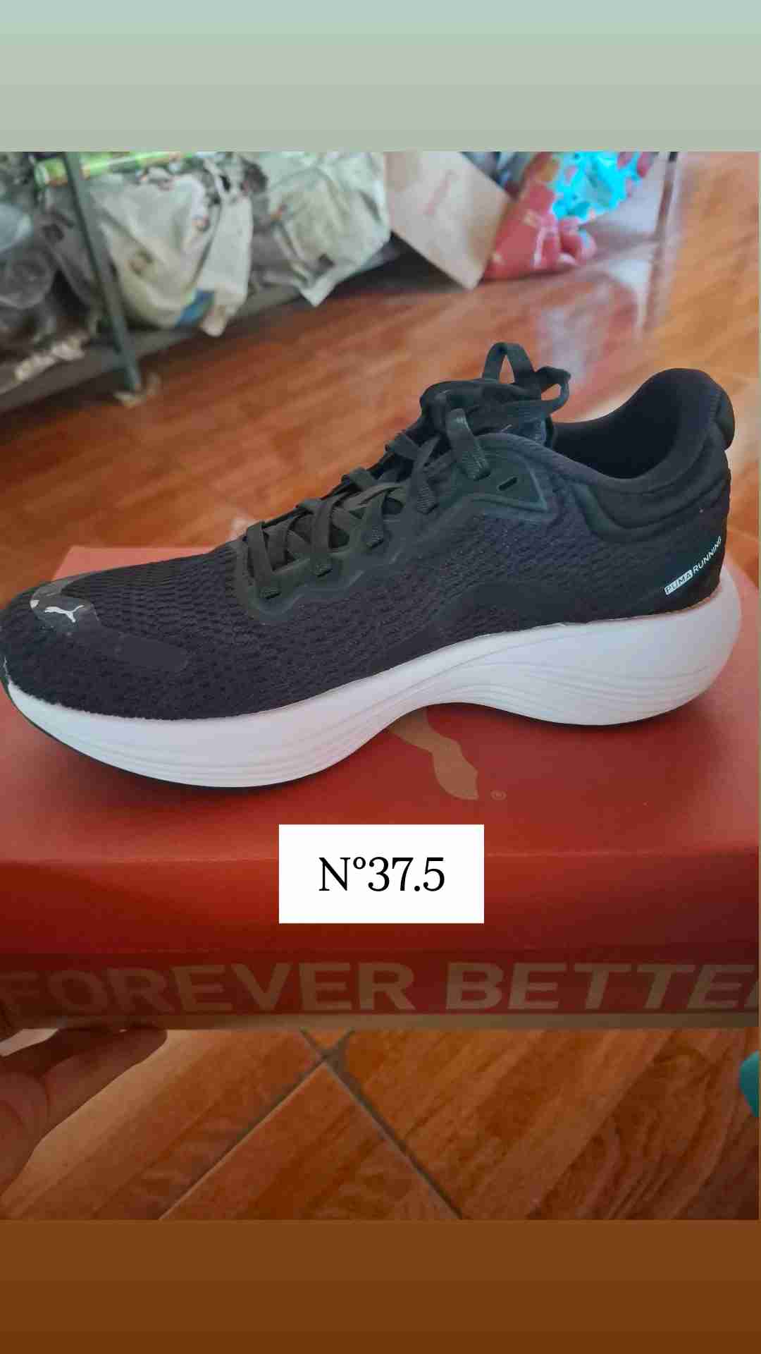 Zapatillas deportivas negras 37.5