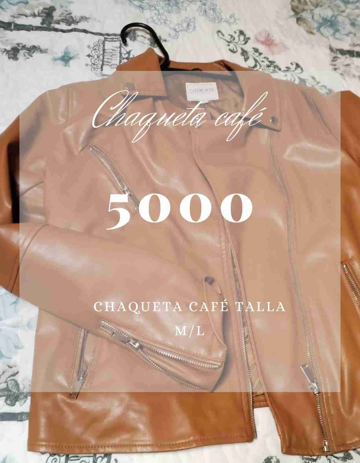 Chaqueta café mujer M/L