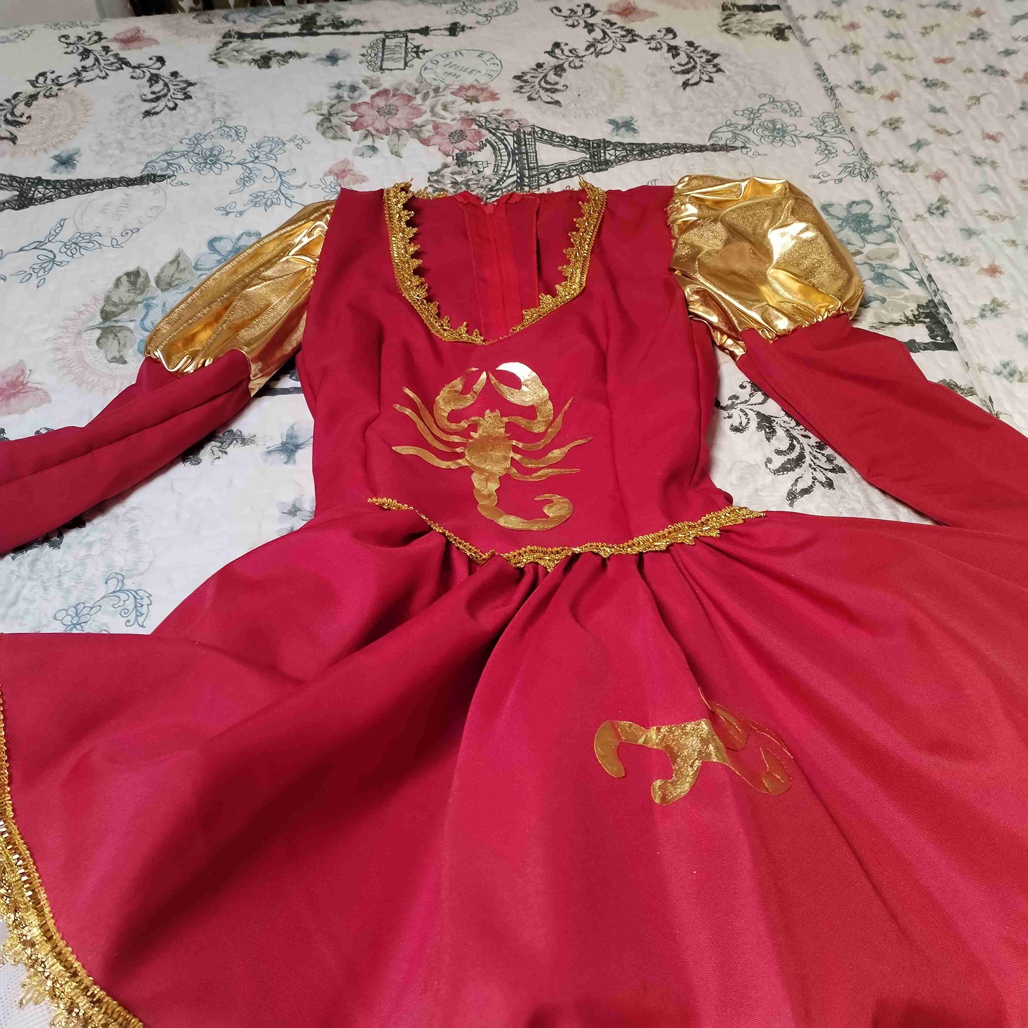 Vestido floral rosa y negro - miniatura 2