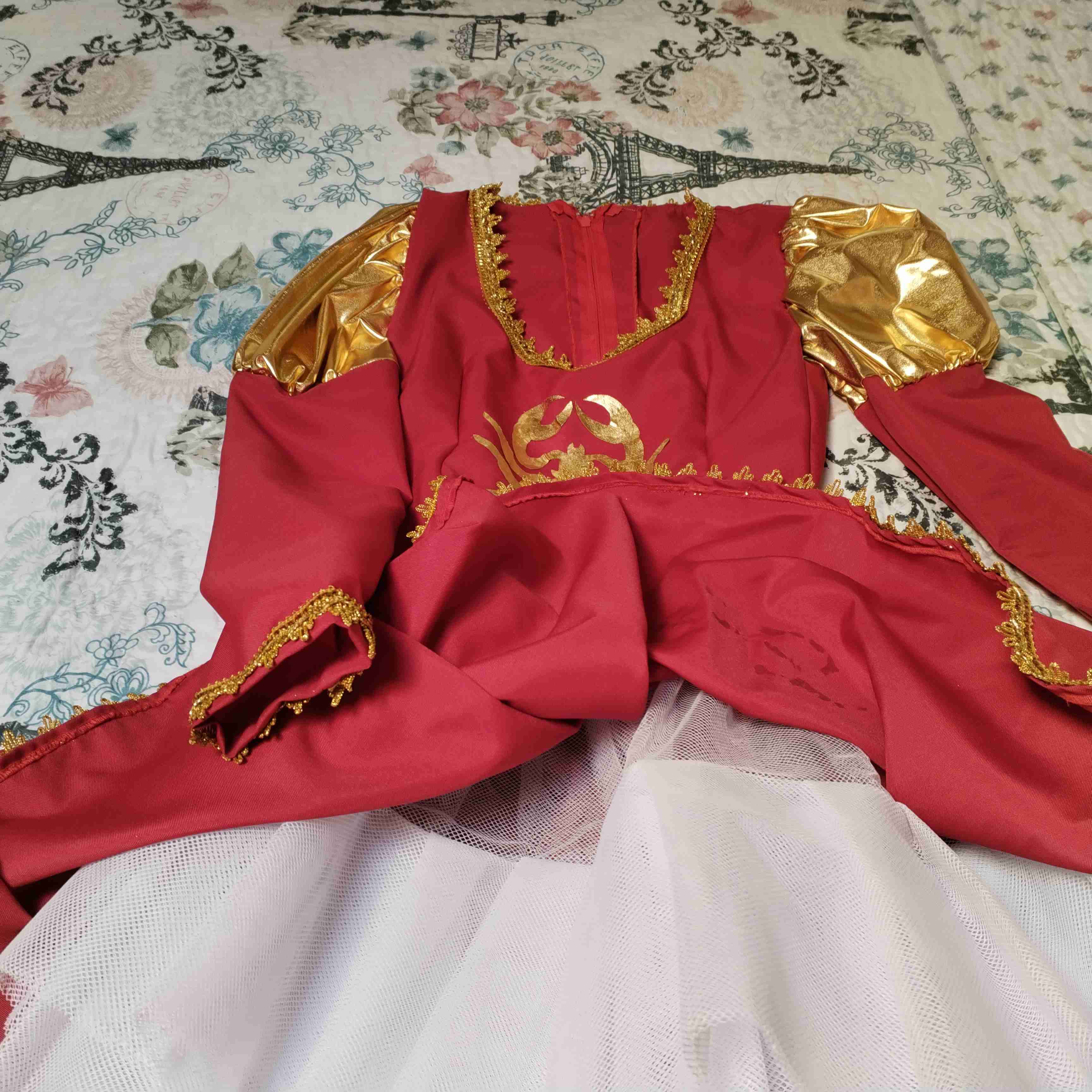 Vestido floral rosa y negro - miniatura 3