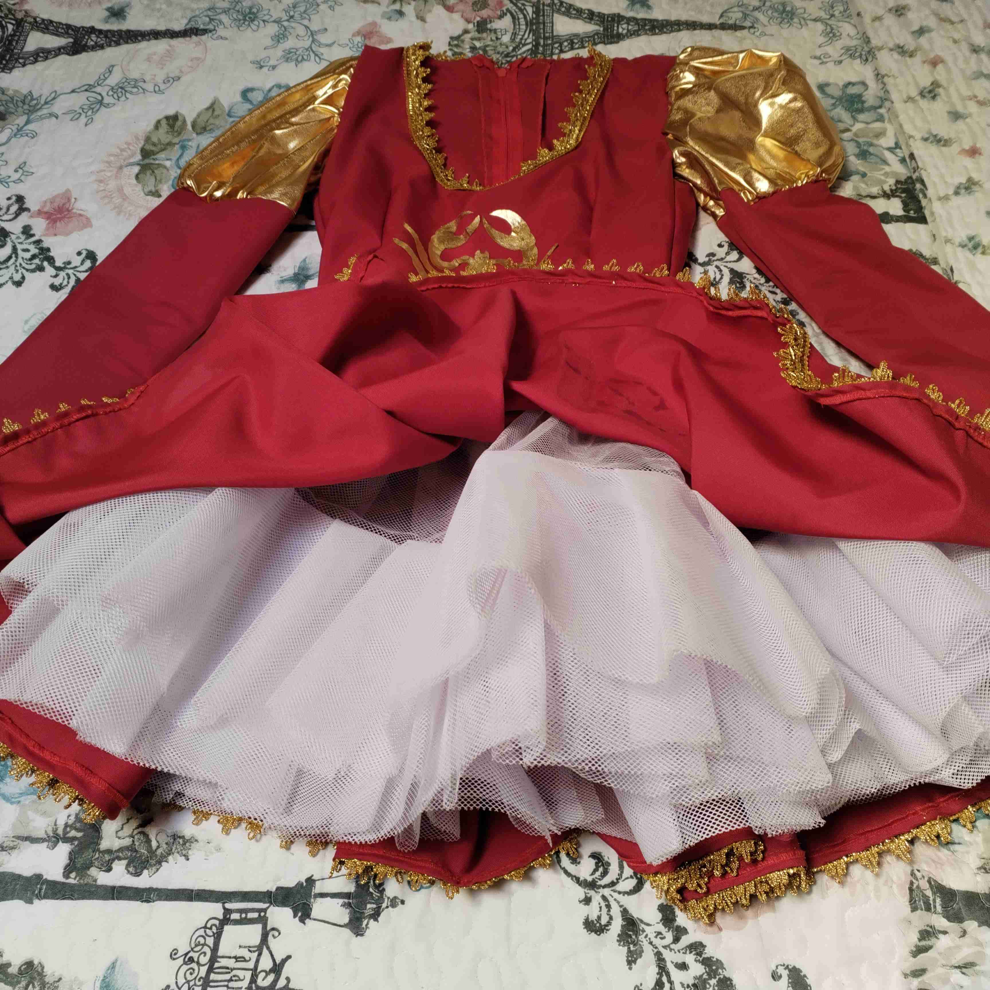 Vestido floral rosa y negro - miniatura 4