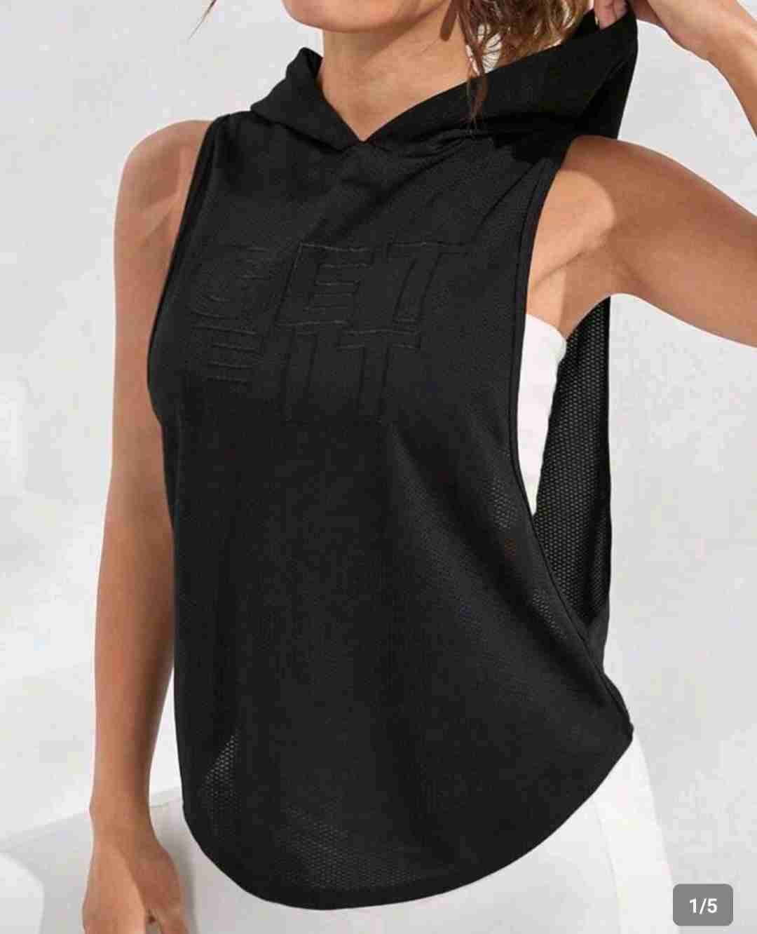 Polera blanca con espalda abierta - miniatura 4