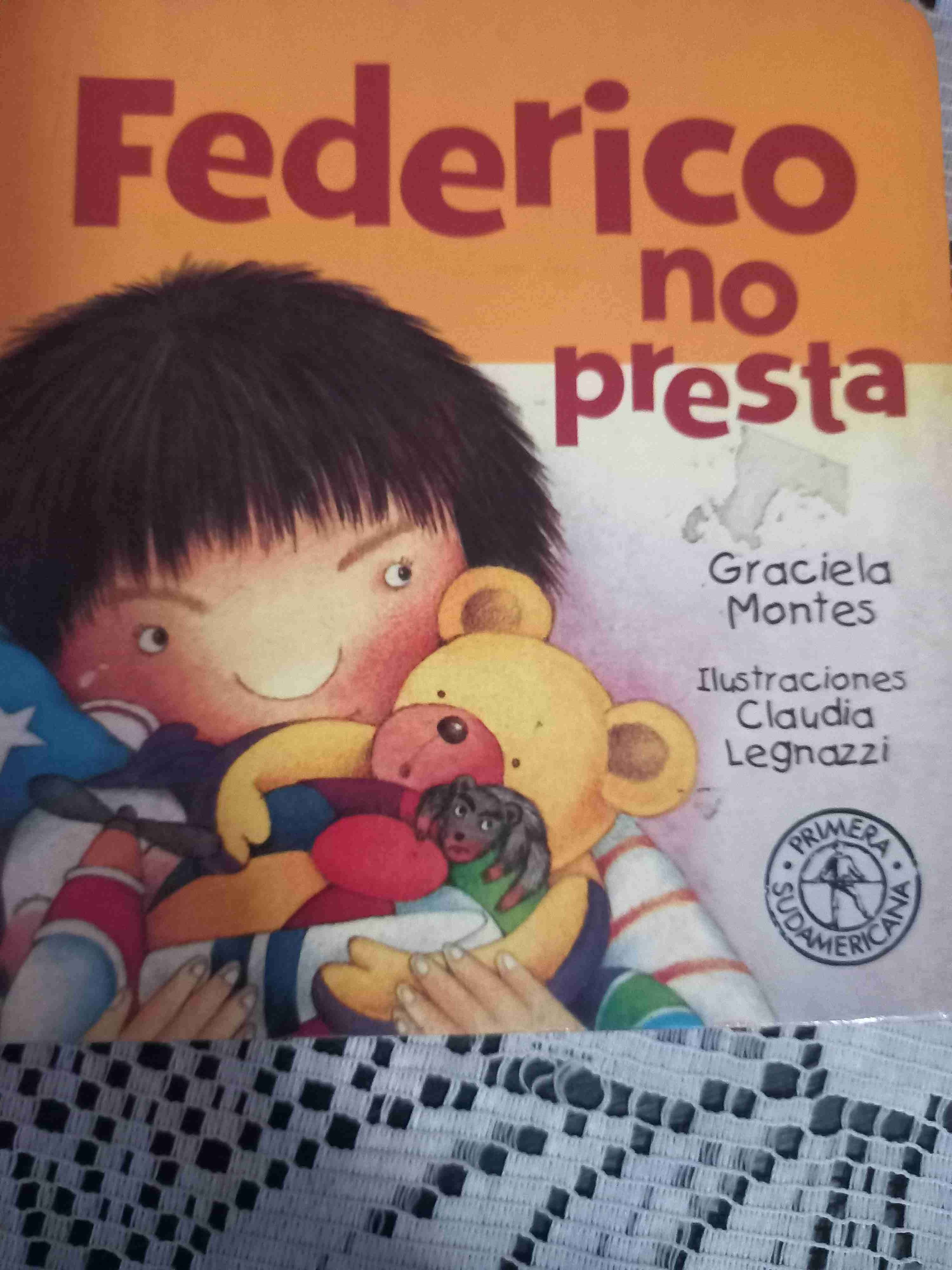 Libro 'Federico no presta' infantil - miniatura 1