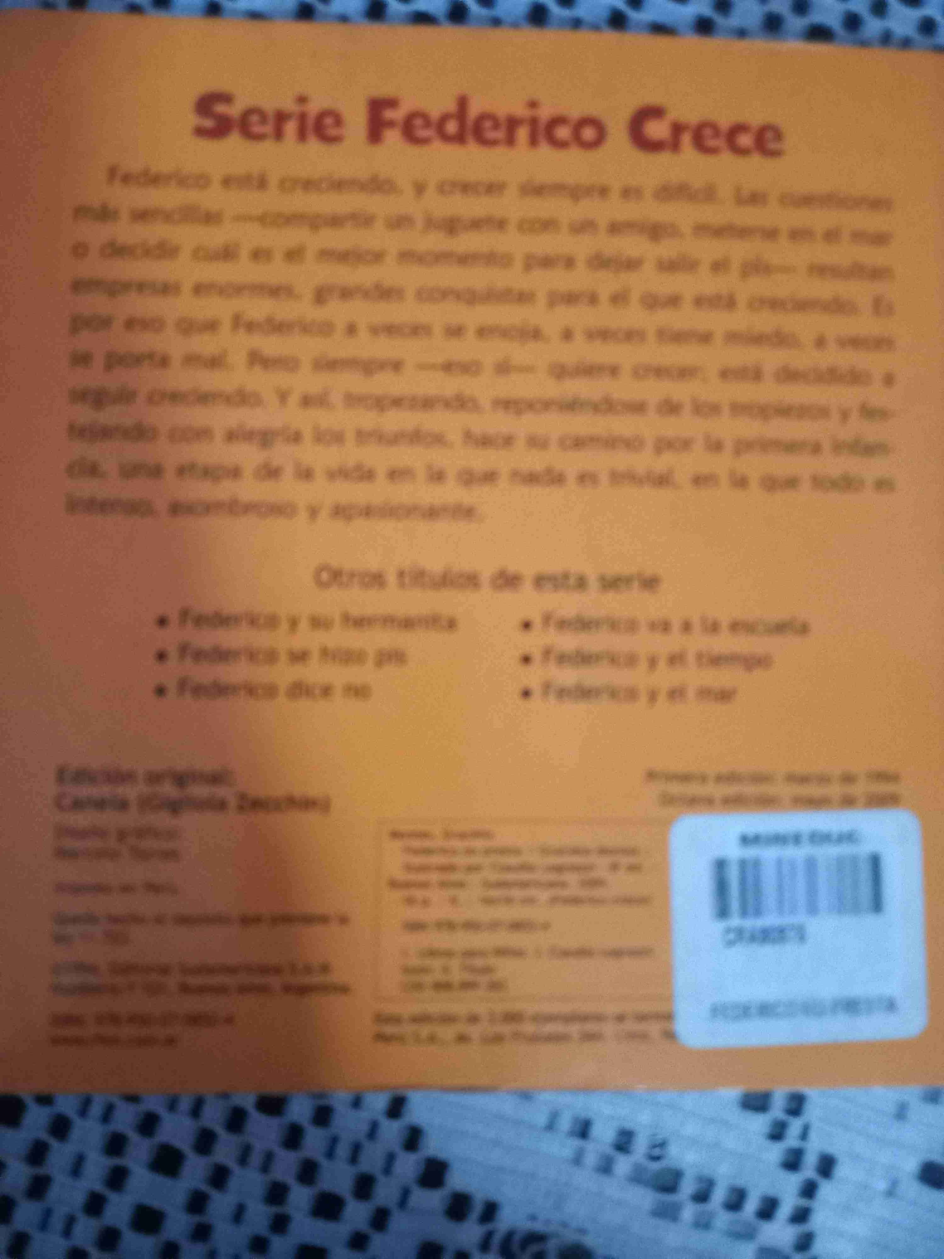 Libro 'Federico no presta' infantil - miniatura 2