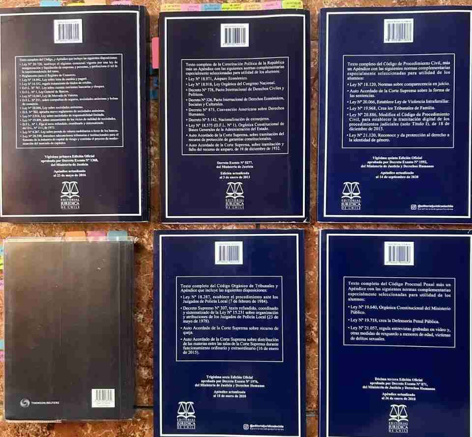 Colección códigos y constitución Chile - miniatura 2