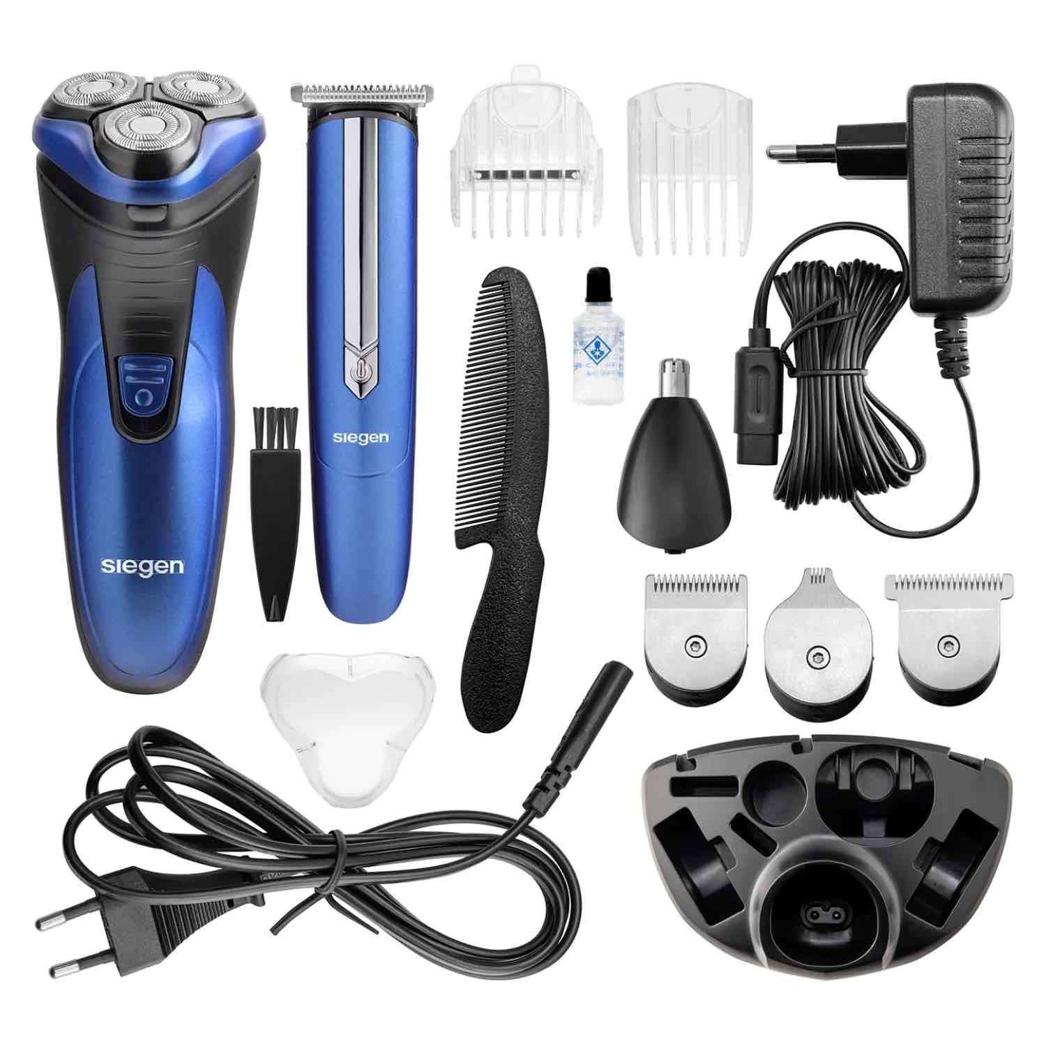 Set de afeitadora eléctrica azul - miniatura 2