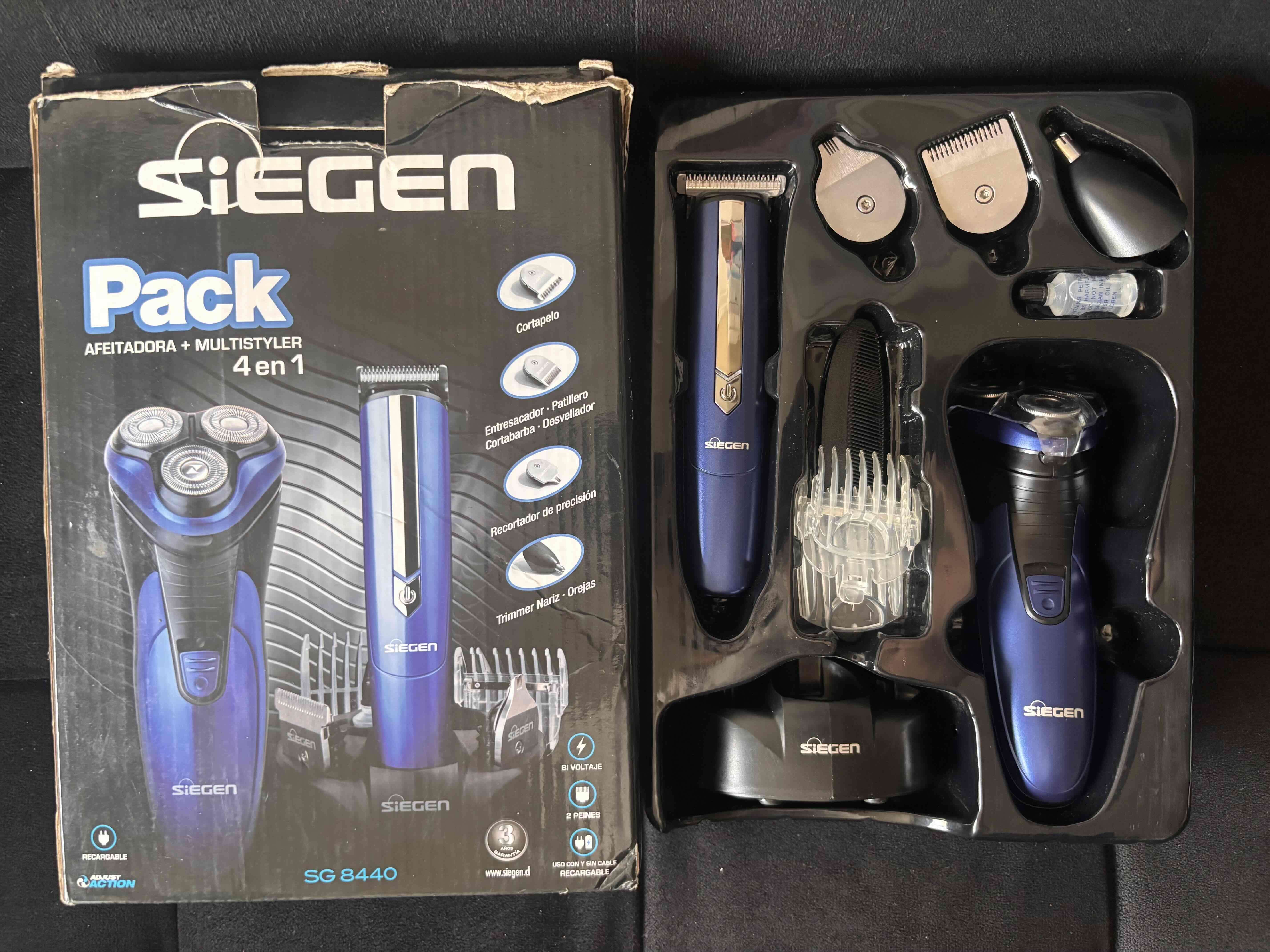 Set de afeitadora eléctrica azul - miniatura 6