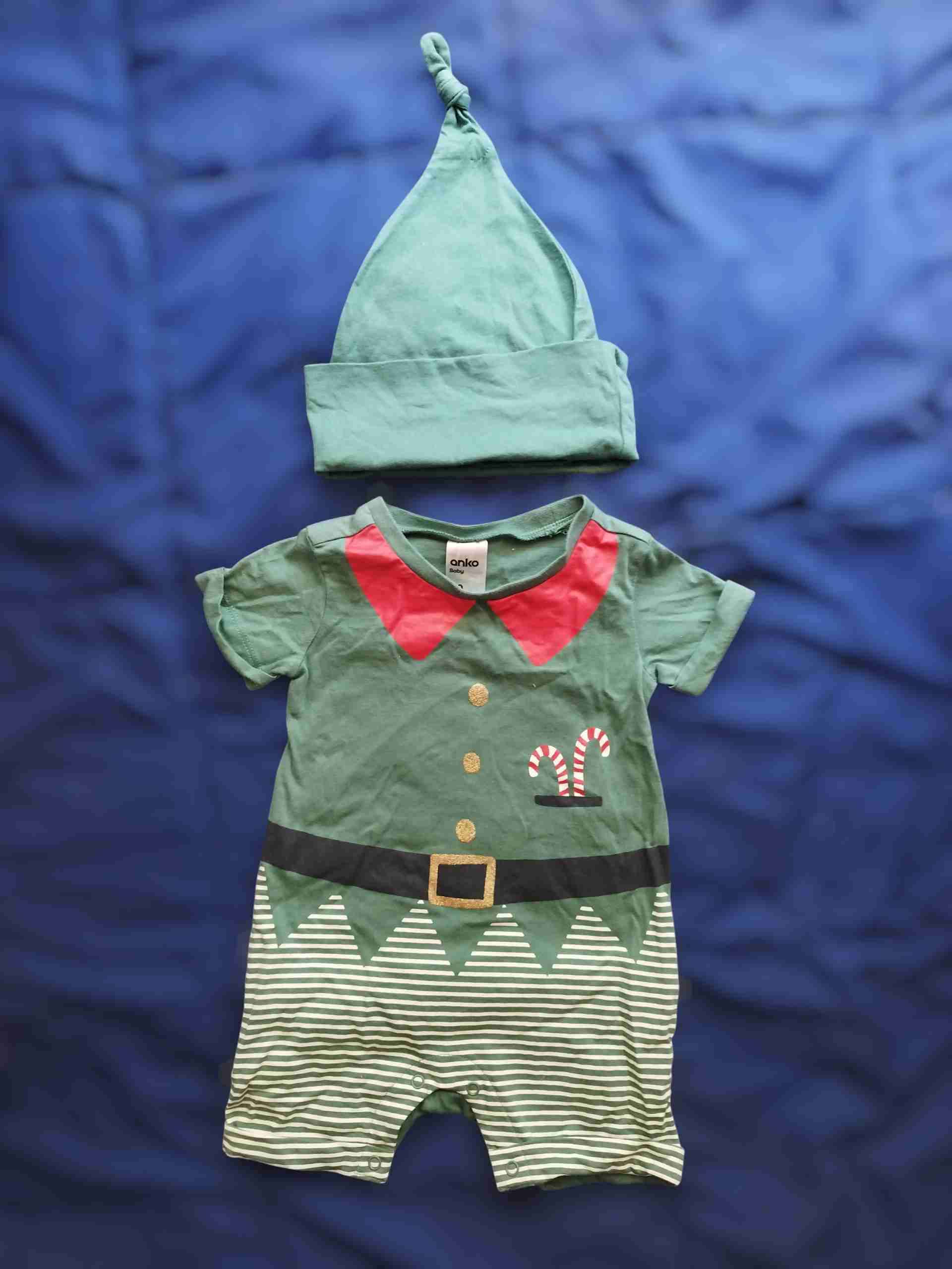 Disfraz de duende para bebé 3/6 meses