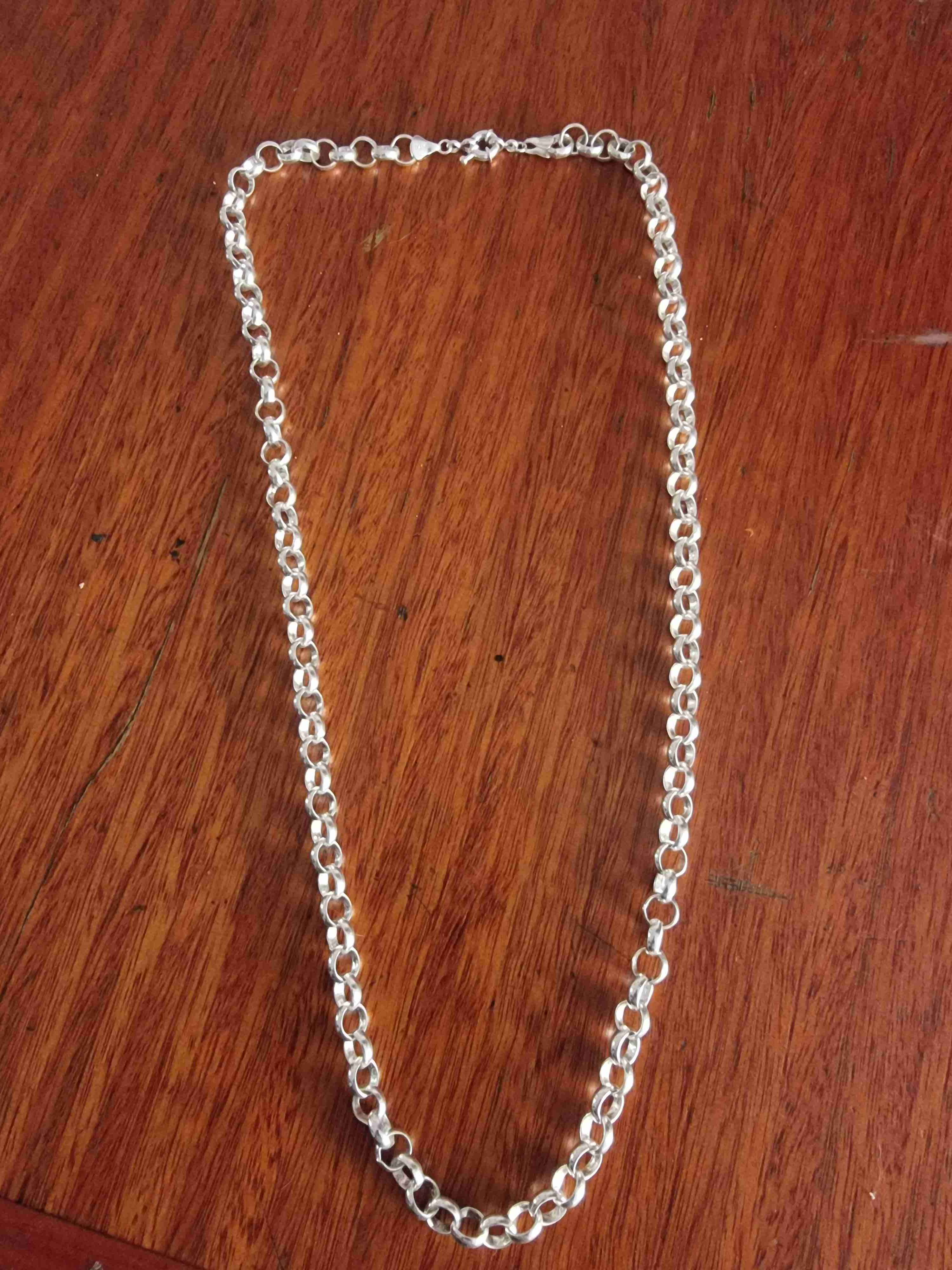 cadena de plata italiana - miniatura 2