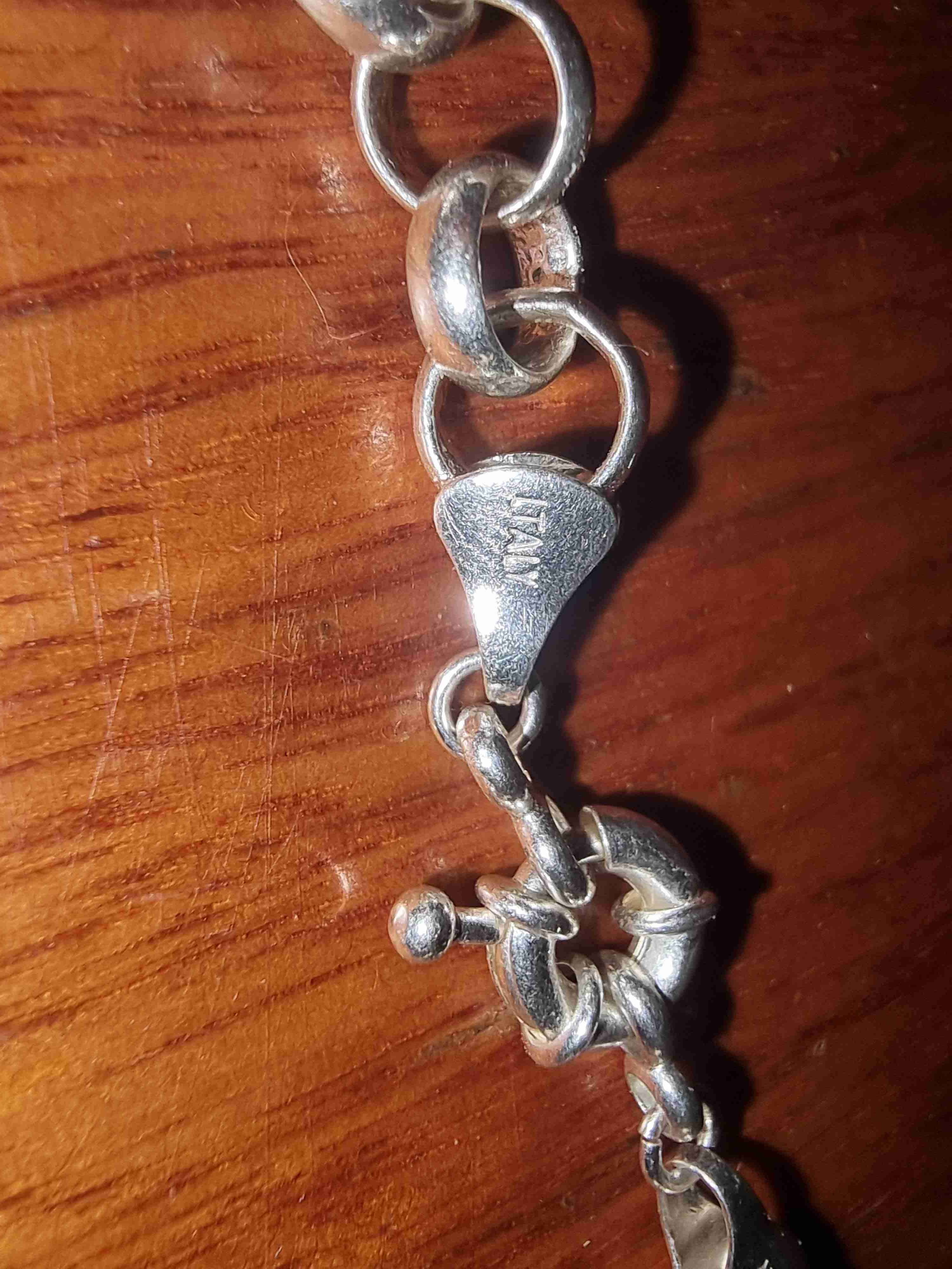 cadena de plata italiana - miniatura 5