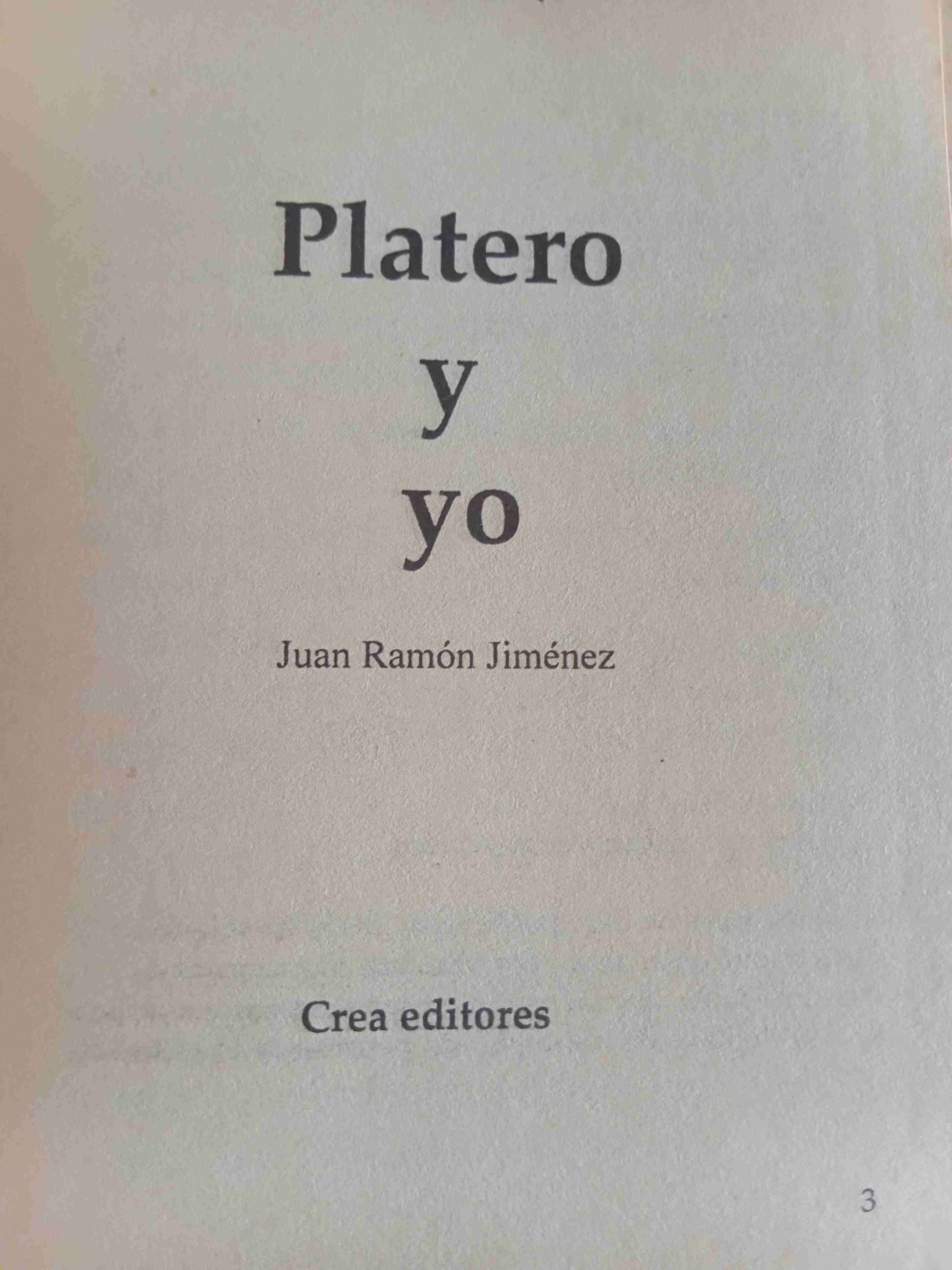 Libro Platero y Yo - miniatura 2