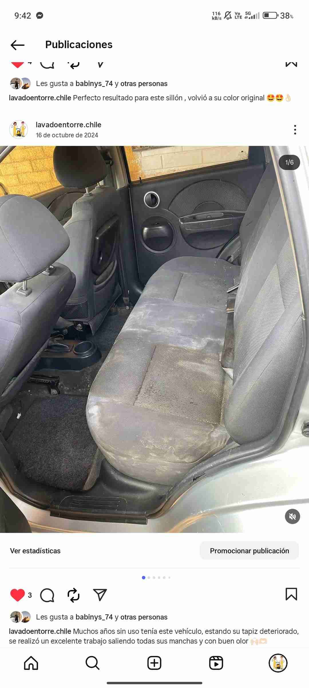 servicio de limpieza de tapiz