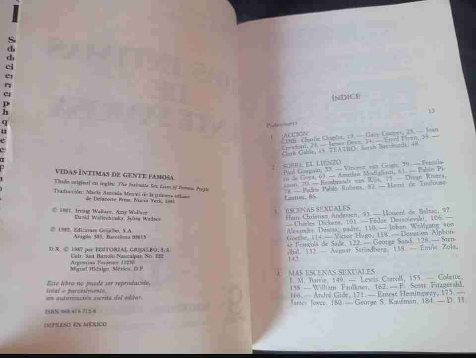 Libro Vidas Íntimas de Gente Famosa - miniatura 4