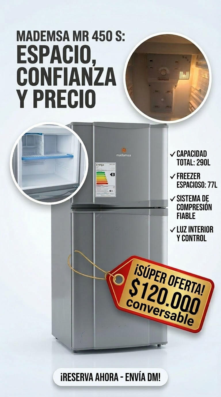 Refrigerador Mademsa MR 450 S