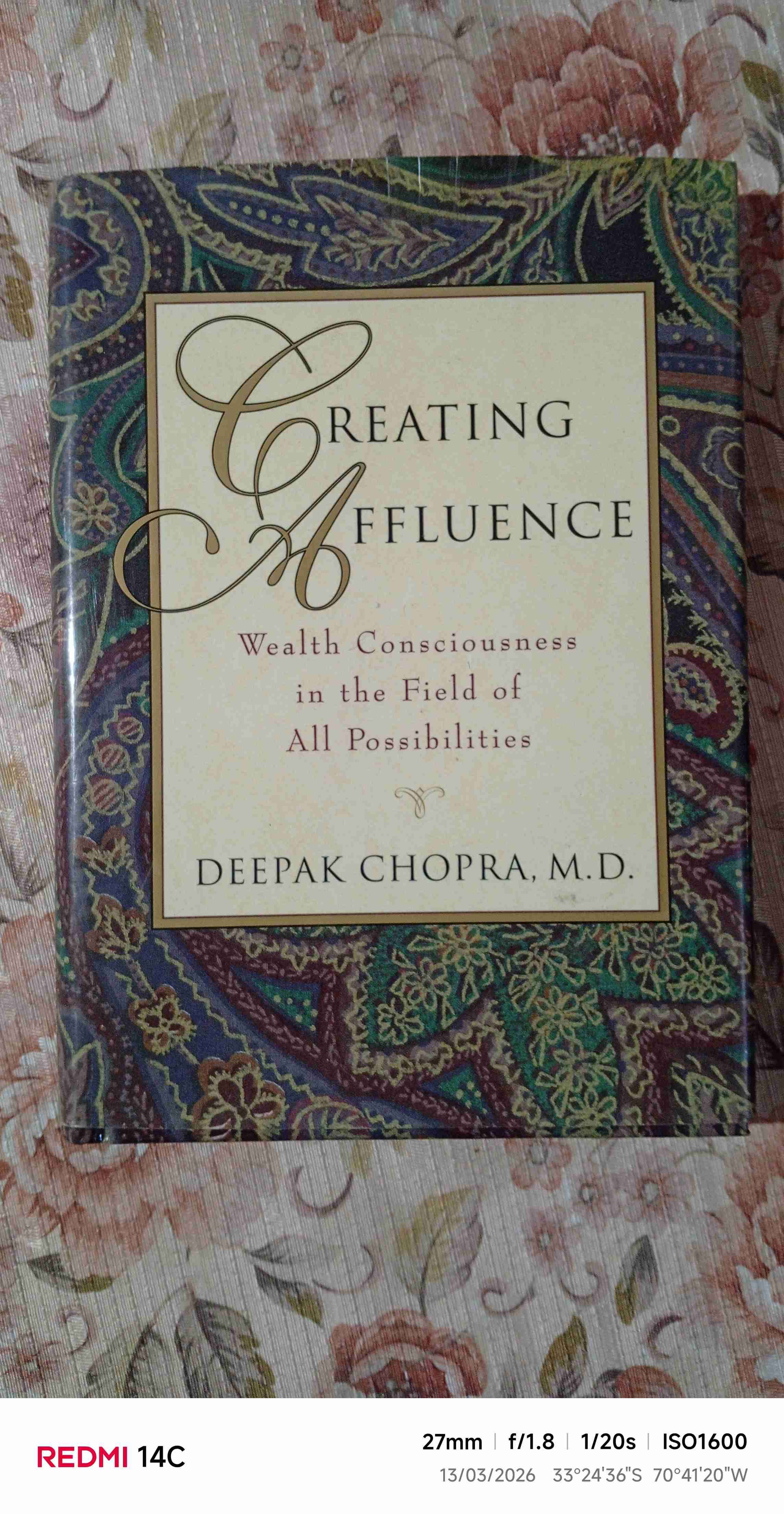 Libro 'Creating Affluence' por Deepak Chopra