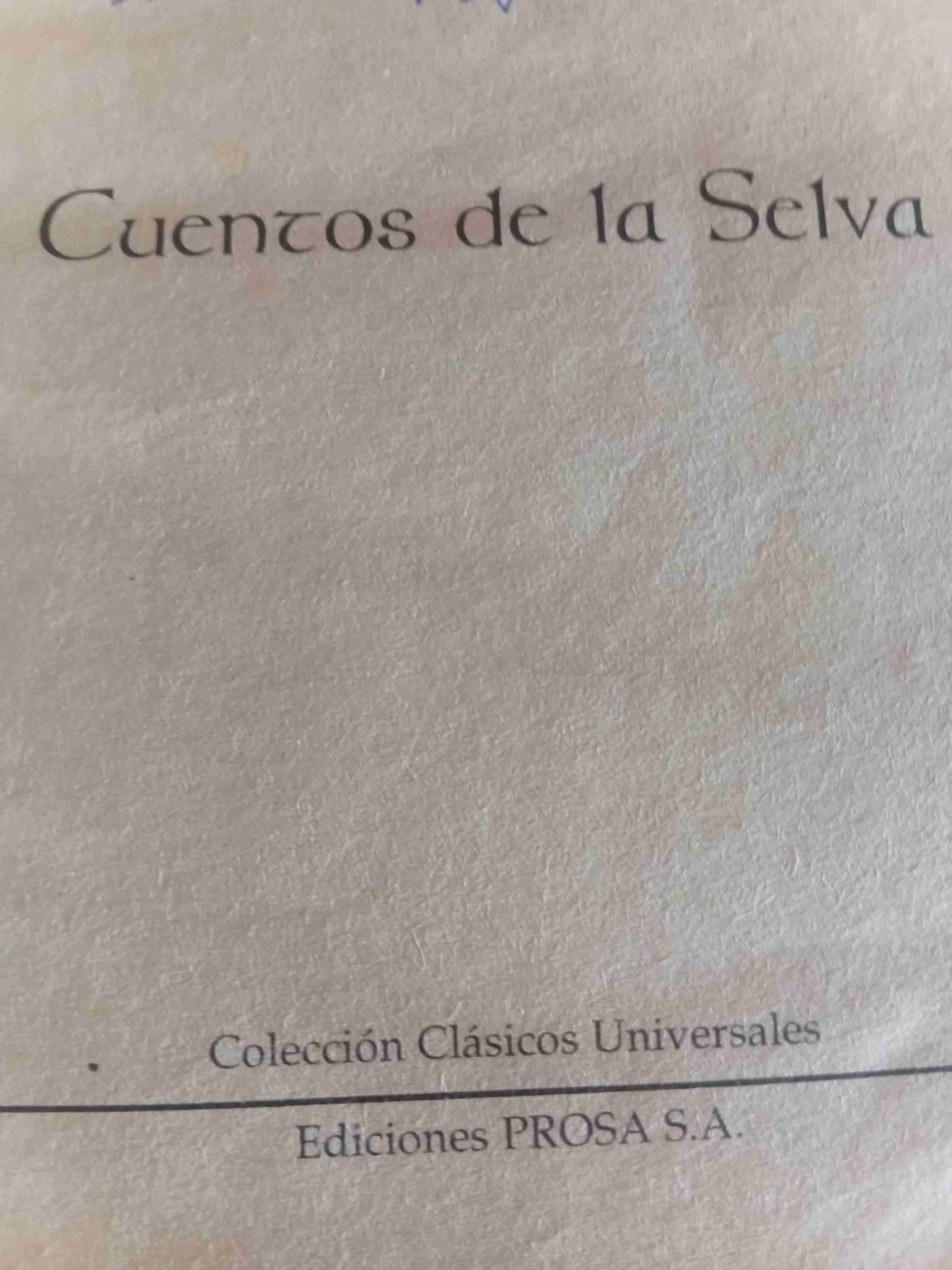 Libro Cuentos de la Selva - miniatura 3