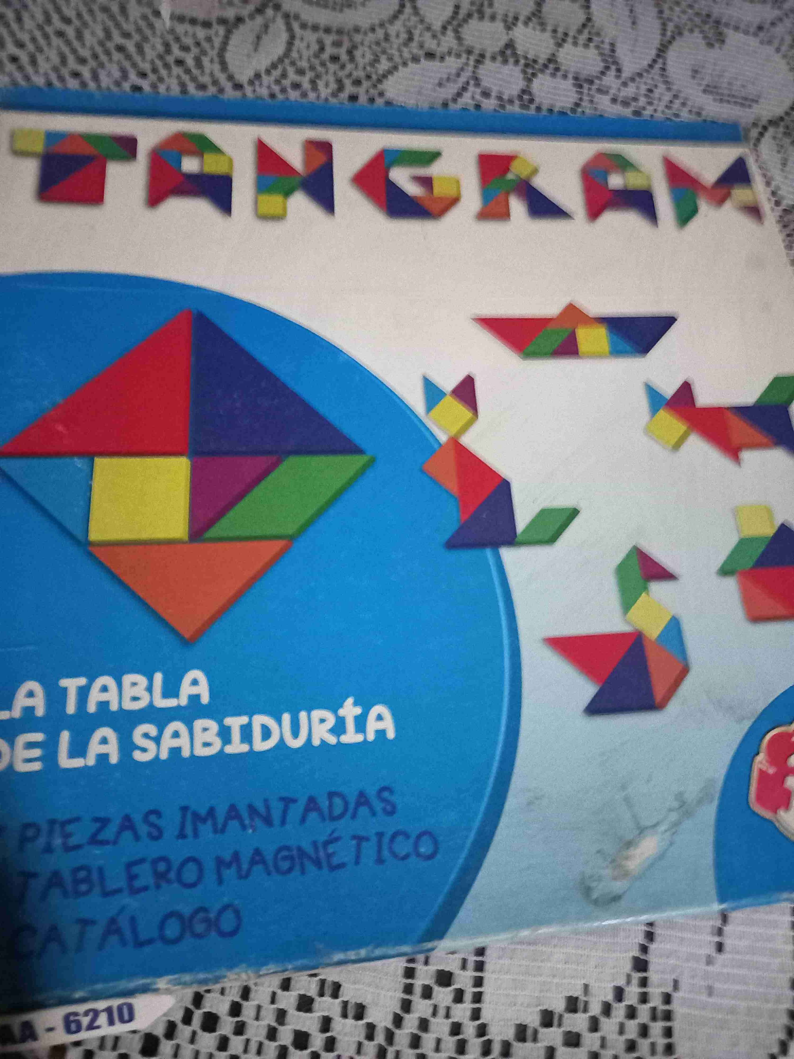 Juego de Tangram multicolor - miniatura 2
