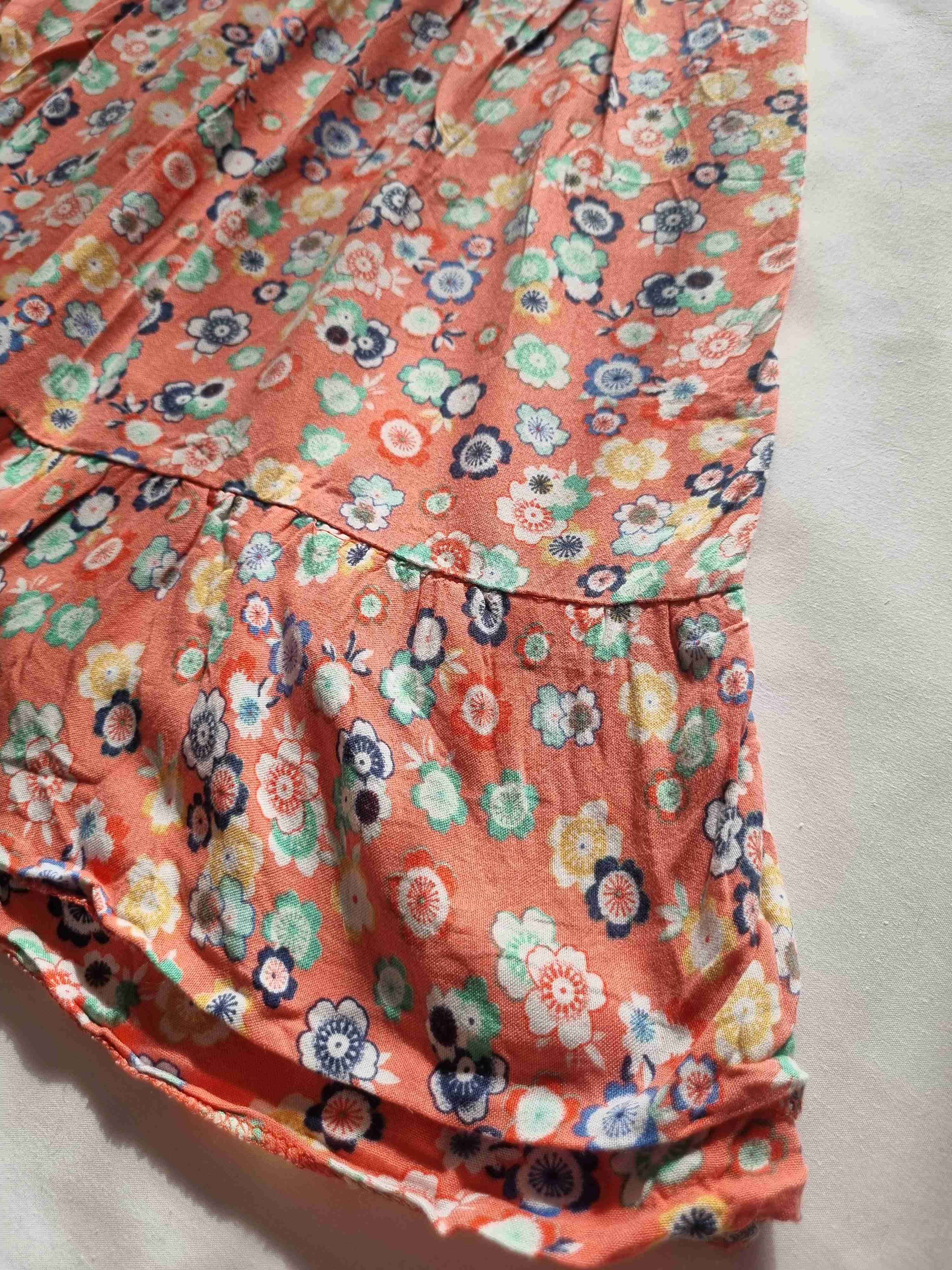 Vestido floral rosado colorido - miniatura 2