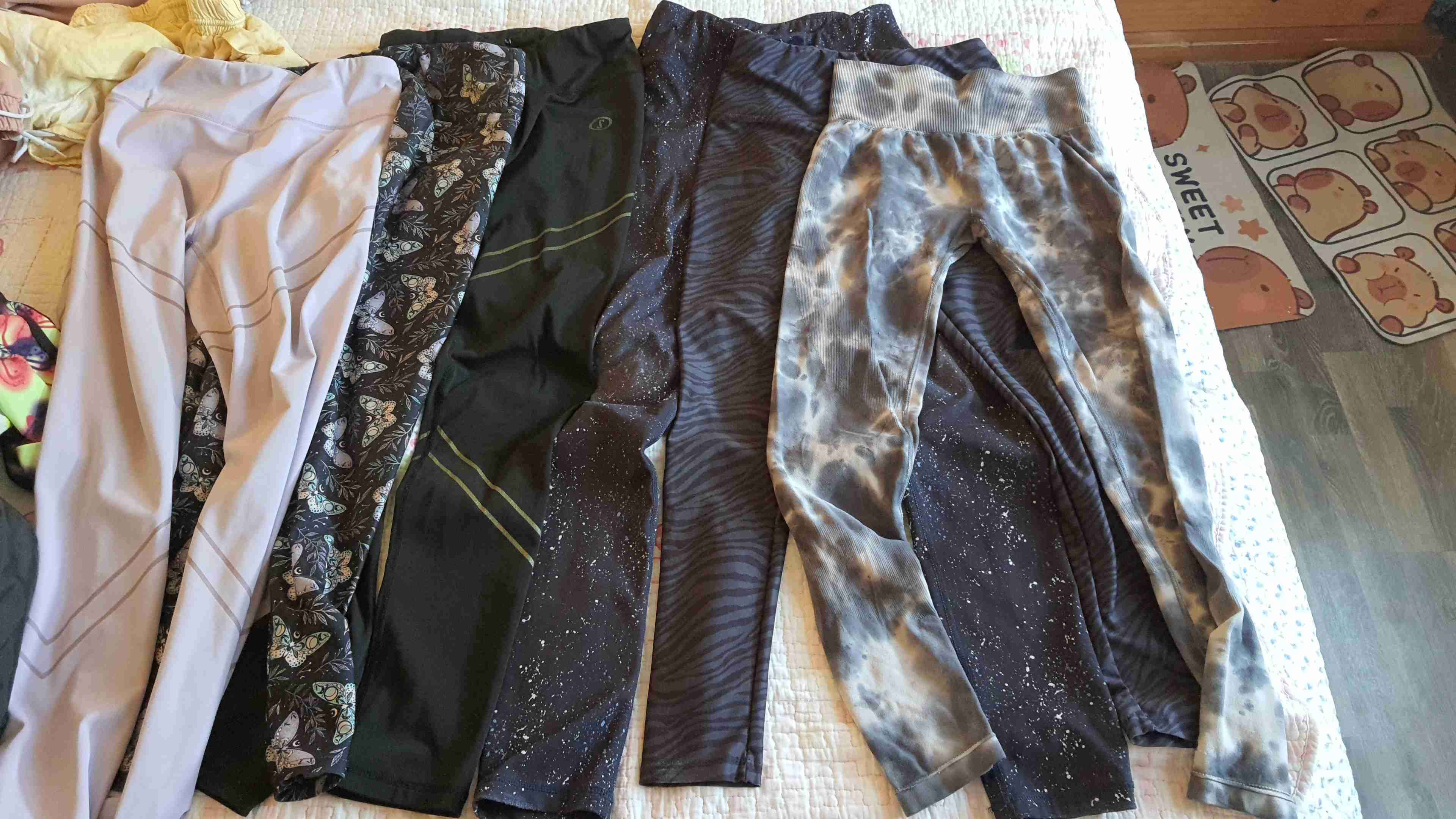 Lote de leggings deportivos estampados