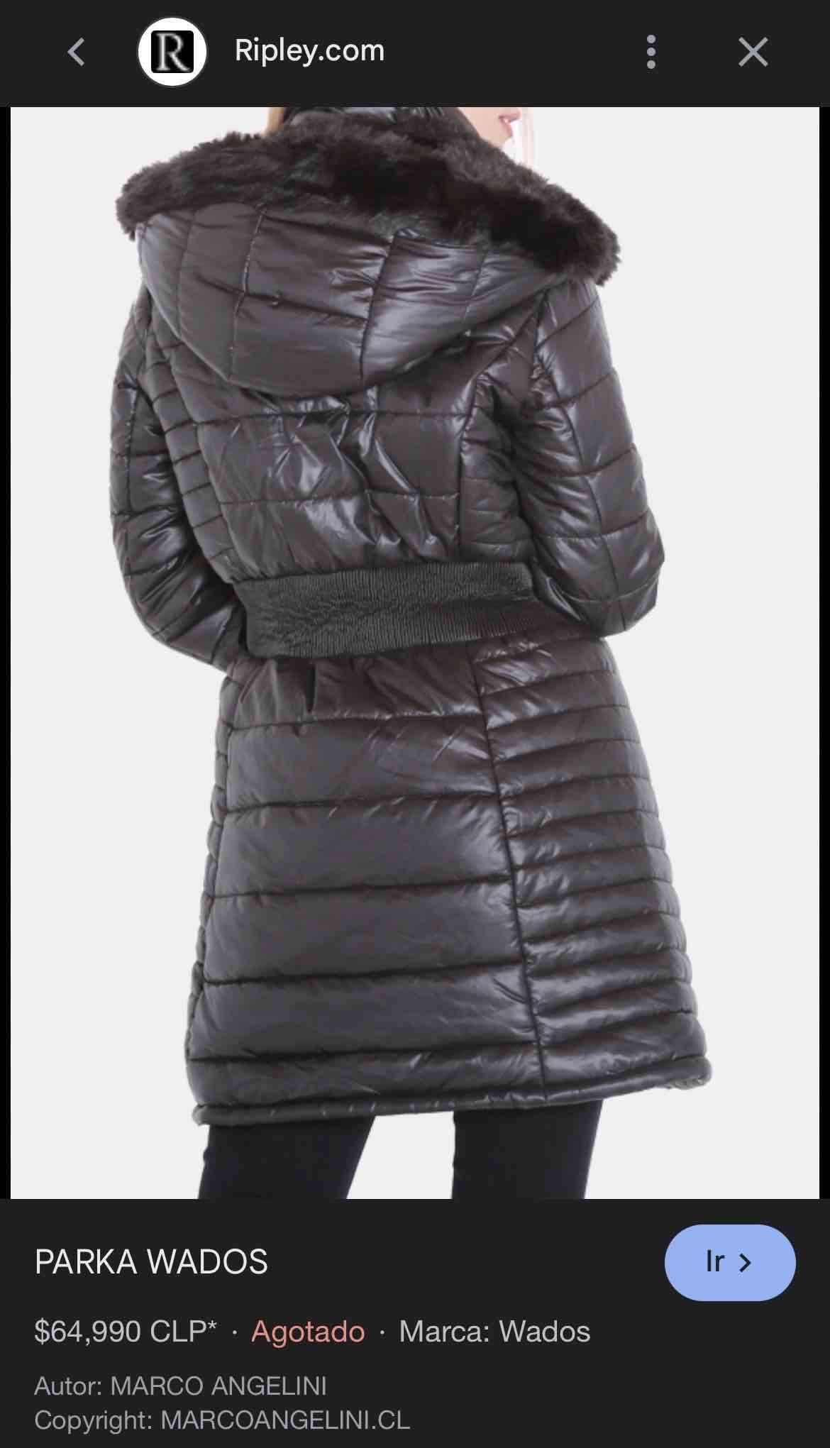 Parka Chaqueta MujerWADOS  Talla L - miniatura 4