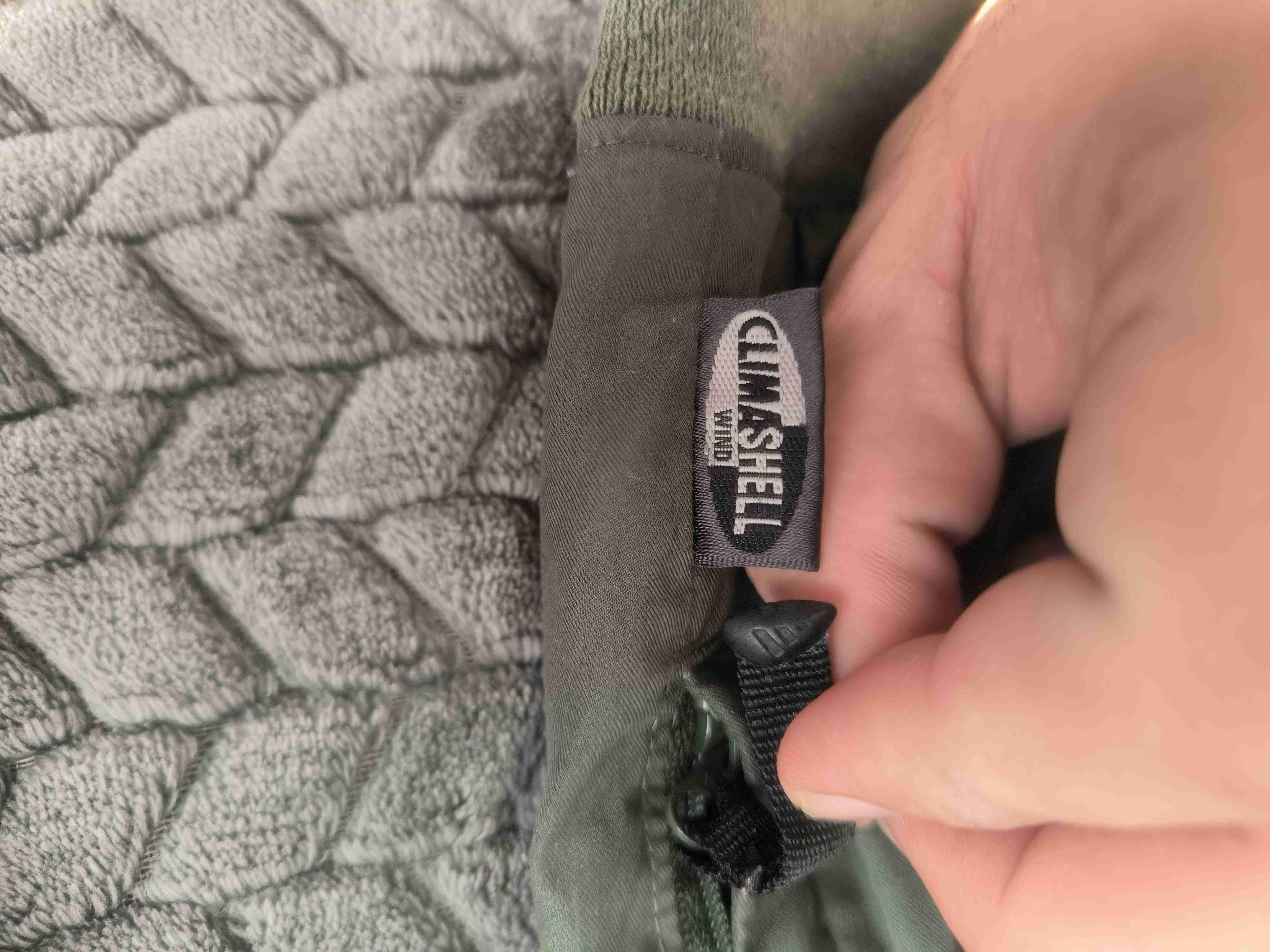 Cortavientos verde oliva Adidas - miniatura 3