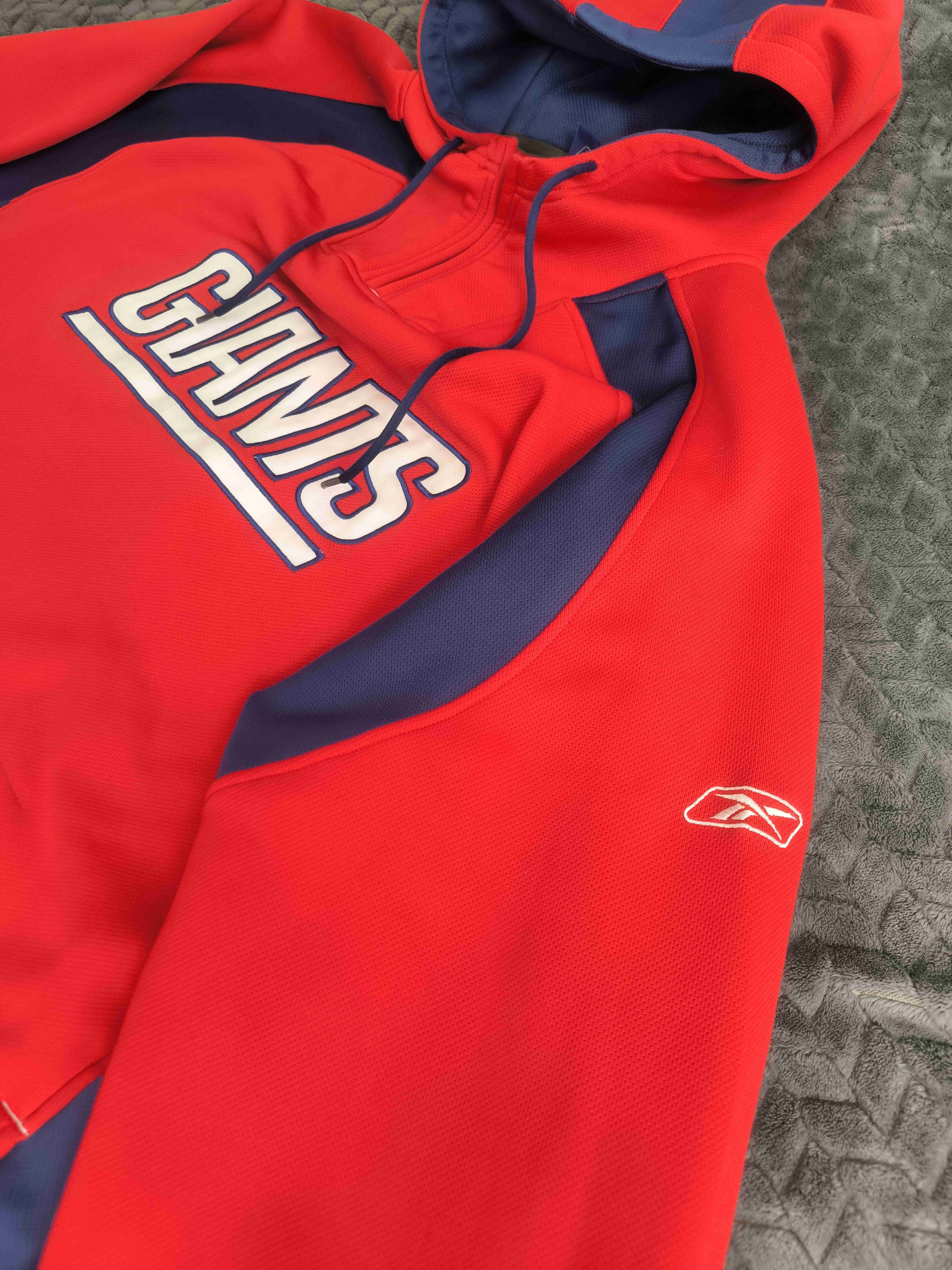 Polerón Rebook gigants rojo y azul - miniatura 2