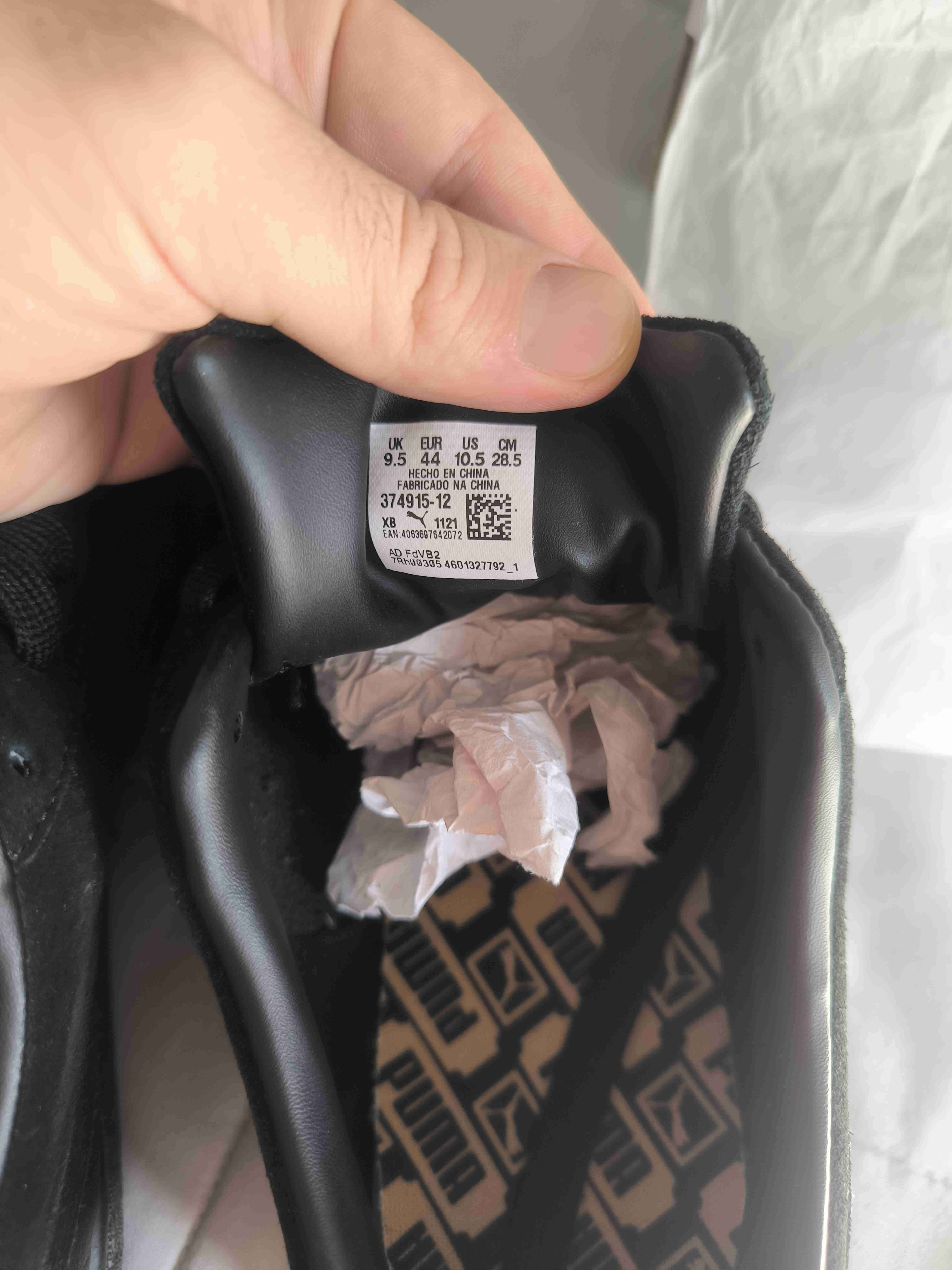 Zapatillas Puma Suede negras - miniatura 4