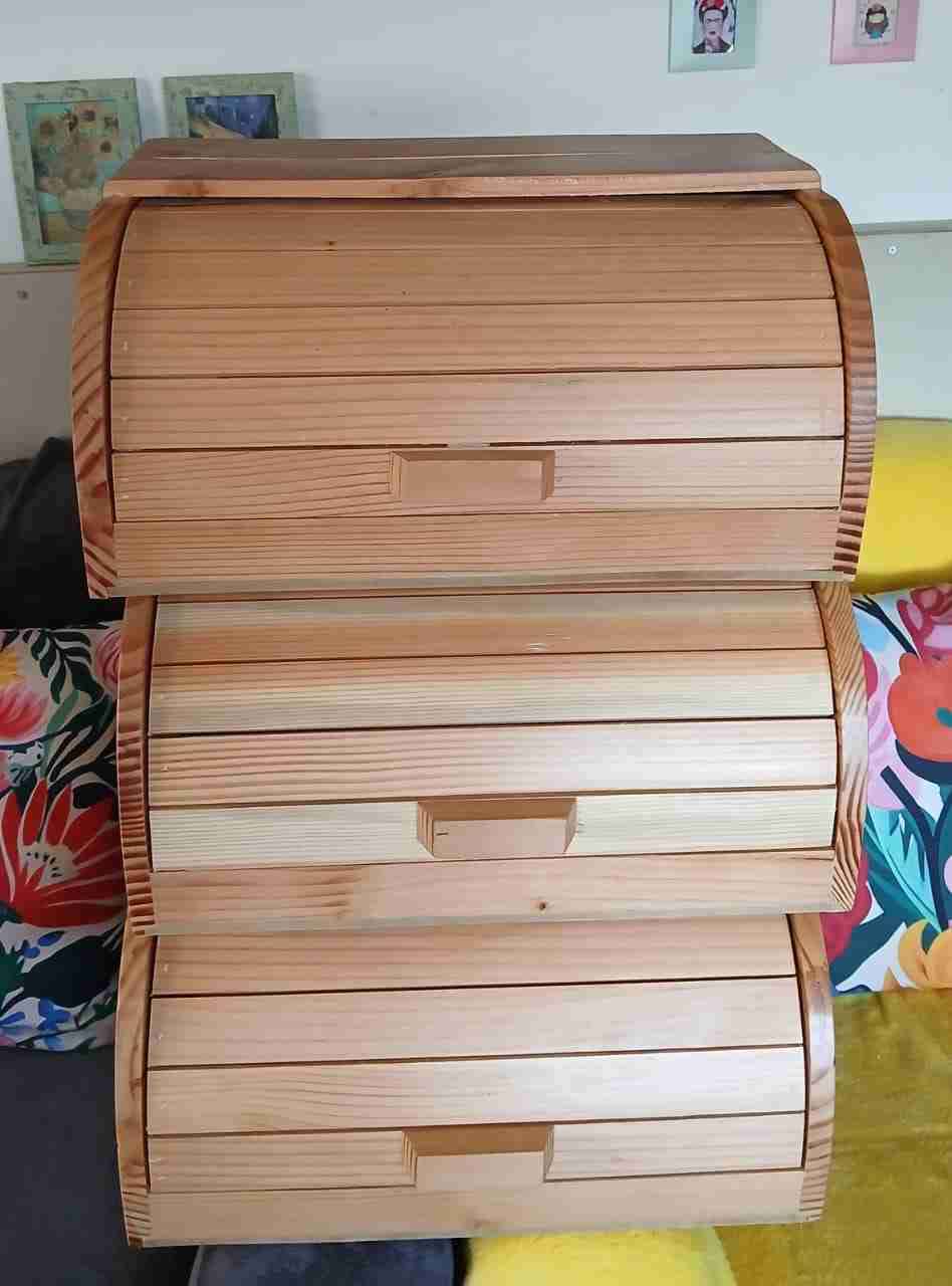 Panera de madera con cajón - miniatura 2