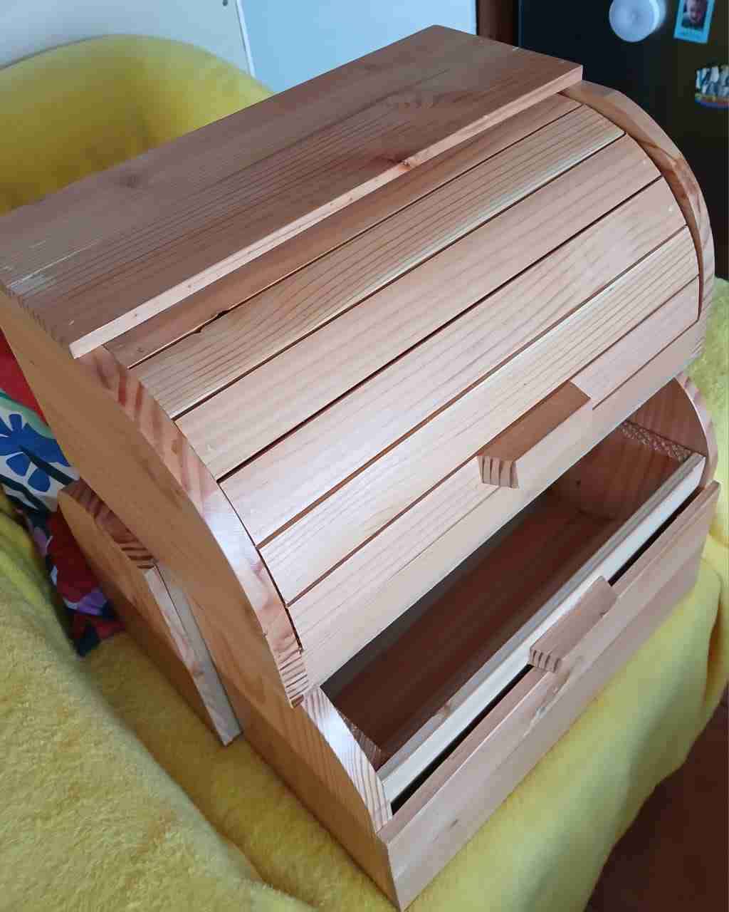 Panera de madera con cajón - miniatura 3