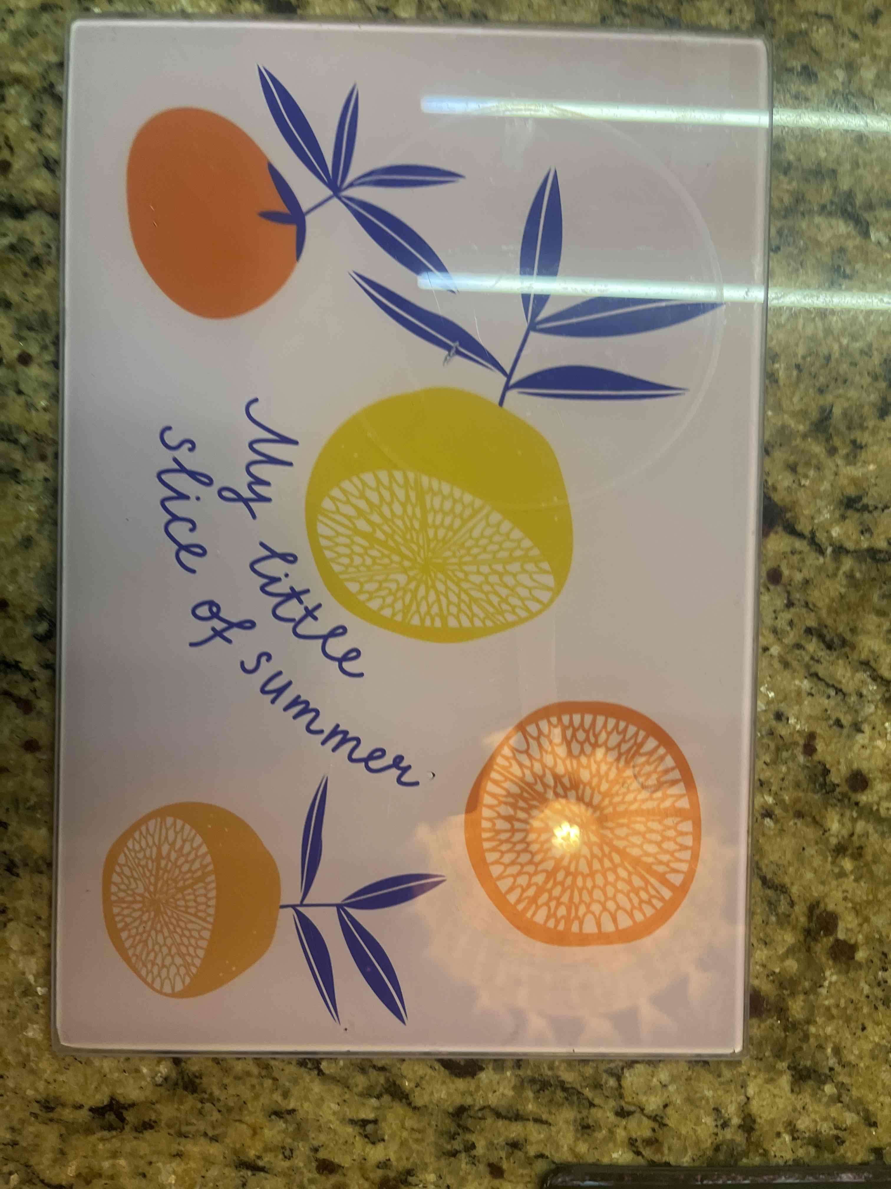 Mini Tabla de picar de vidrio 30x20 cms app.