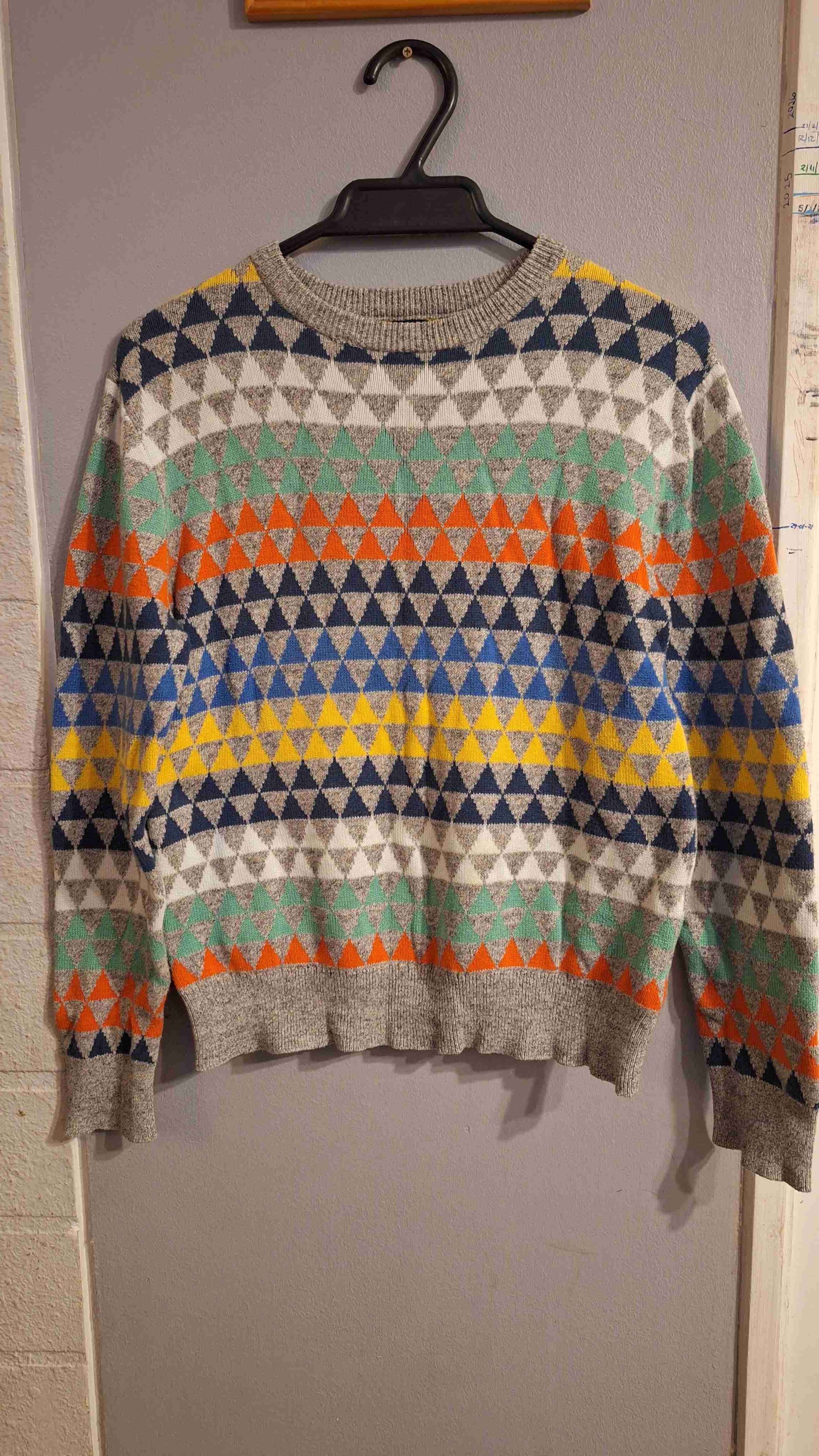 Suéter de lana colorido