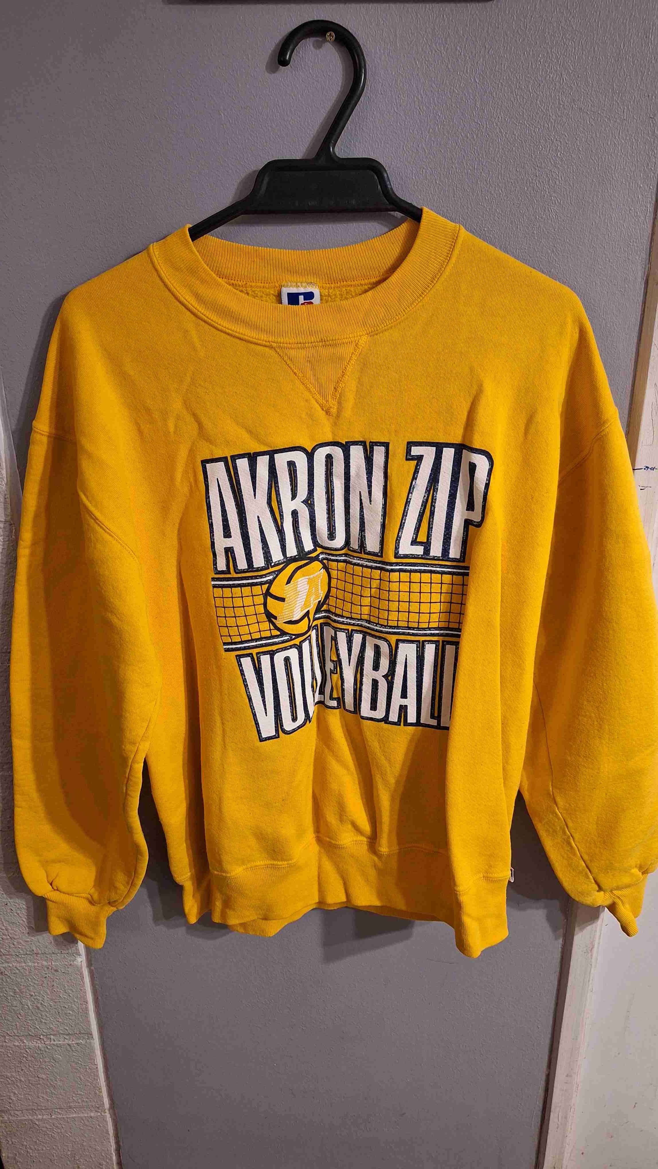 Polerón amarillo Akron Zip Volleyball